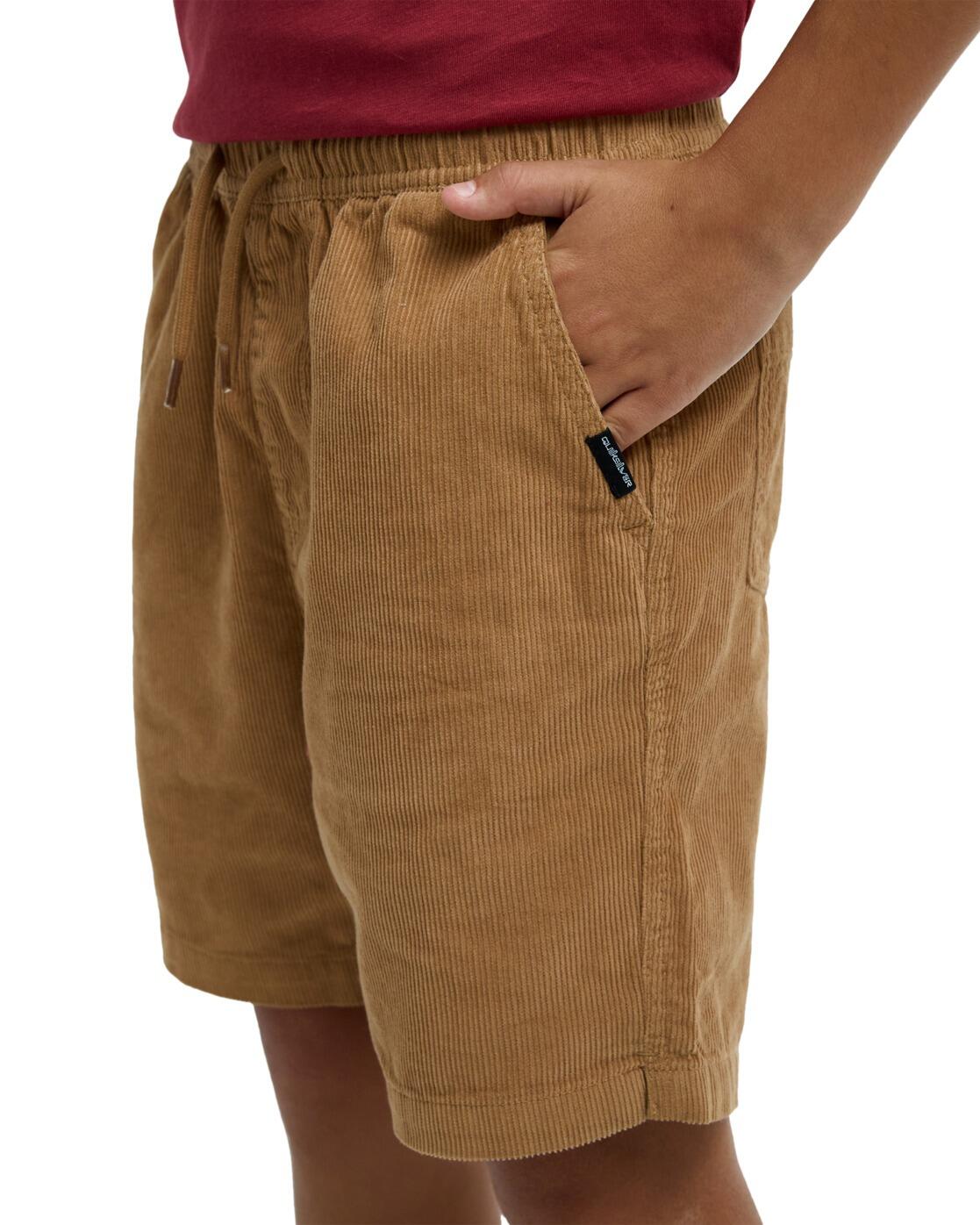 Short de marche à taille élastique TAXER Marron Garçon 4/4