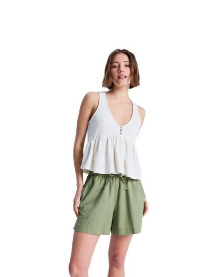 Short de plage taille élastique LEKEITIO BREAK Vert Femme