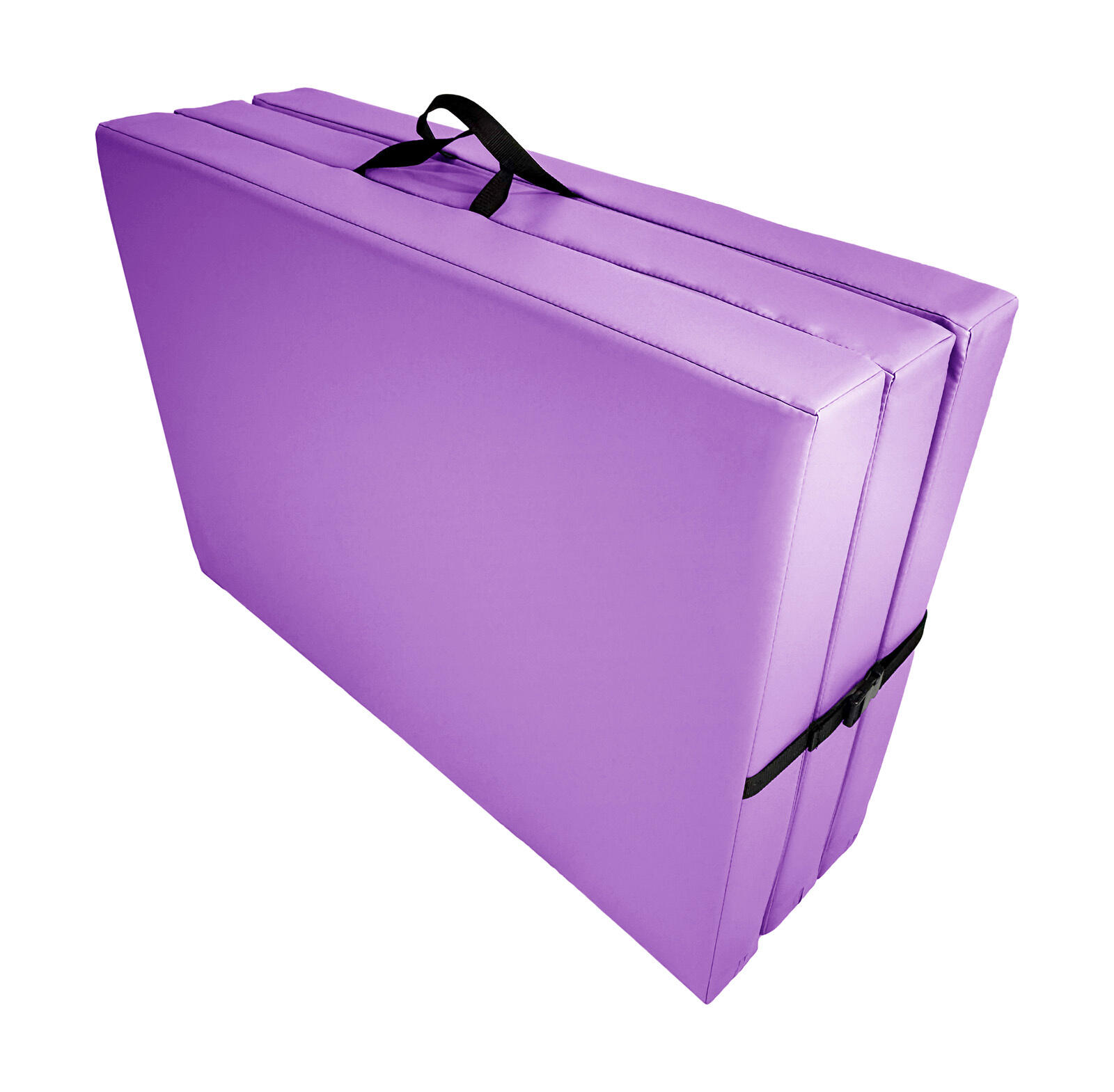 Materac gimnastyczny składany trzyczęściowy UNDERFIT 210 x 100 x 10 cm 3/4
