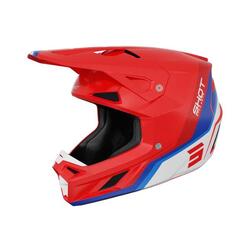 Casque Intégral Shot Speed Atomic Rouge Brillant