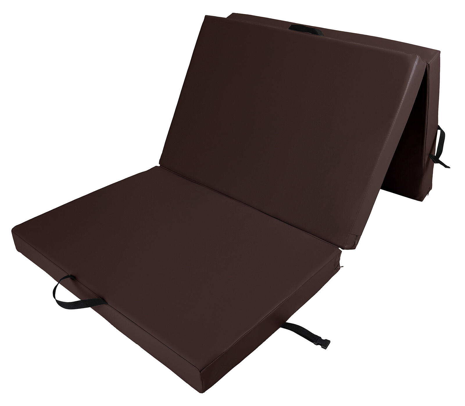 Materac gimnastyczny składany trzyczęściowy UNDERFIT 210 x 100 x 10 cm 2/4