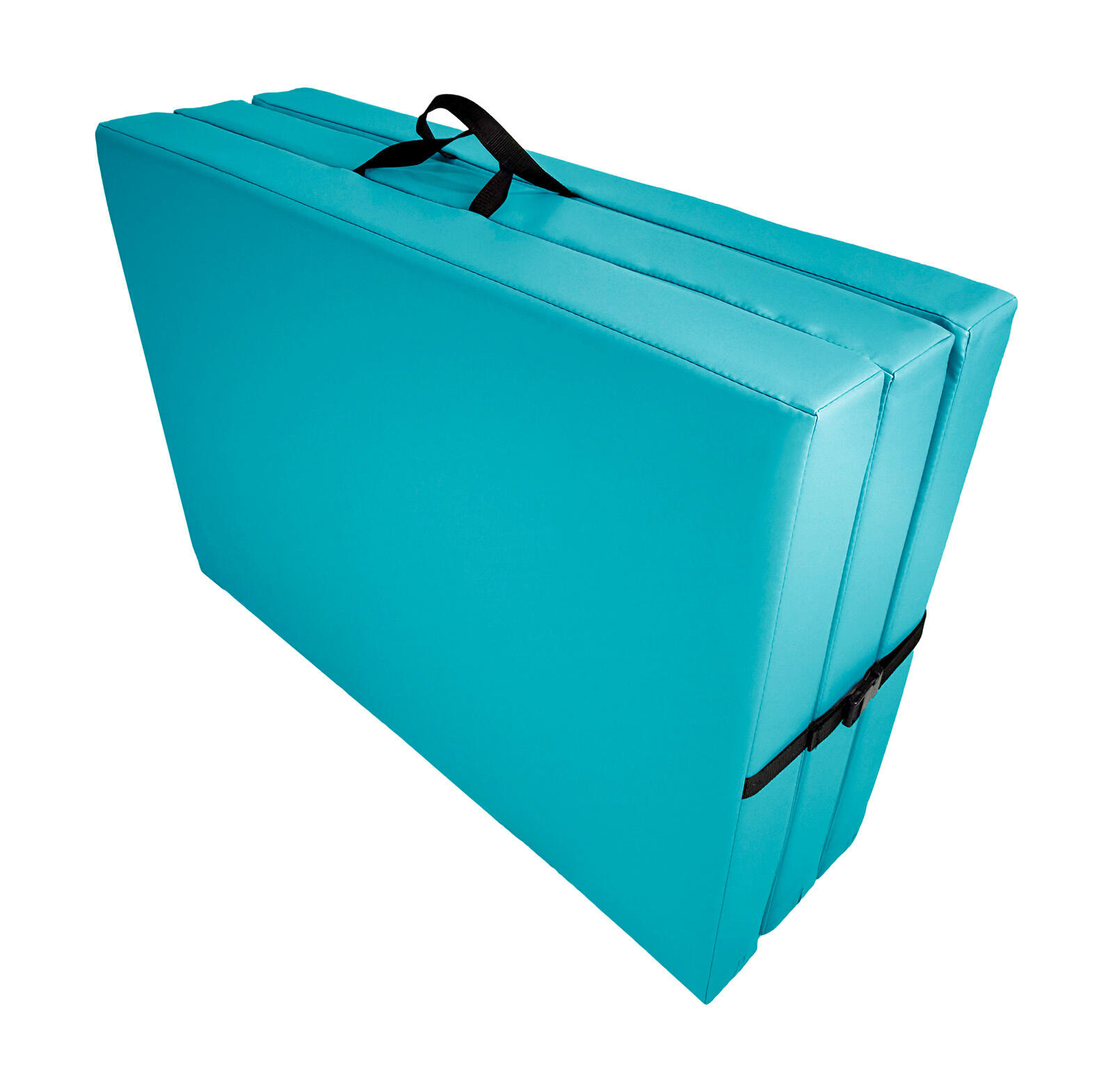 Materac gimnastyczny składany trzyczęściowy UNDERFIT 210 x 100 x 10 cm 3/4
