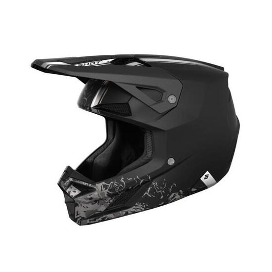 Casco Shot Speed Battle Black Matt