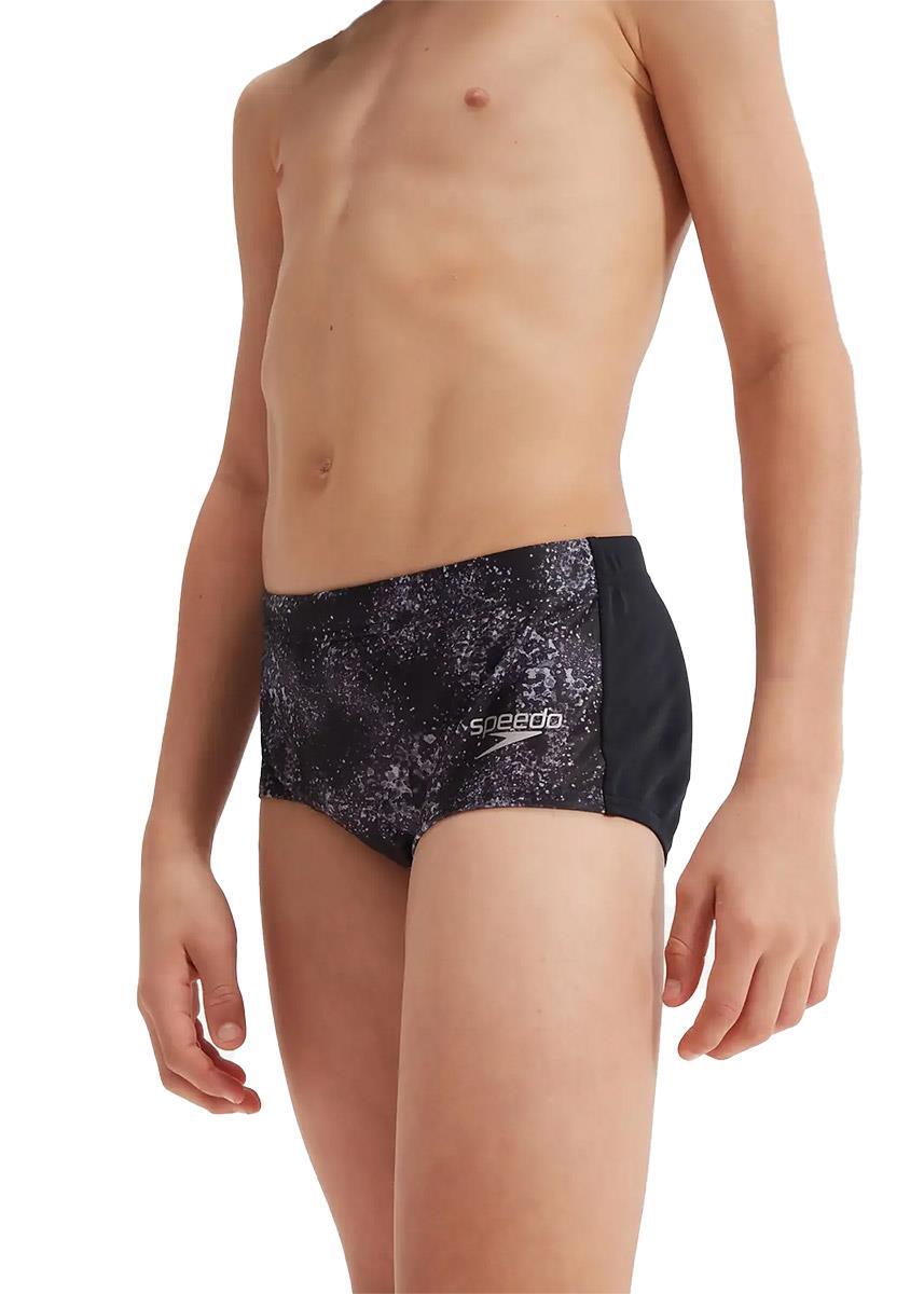 Slip de natation Speedo Allover Club Training Digital garçon 13 cm - Taille 9-10 1/5