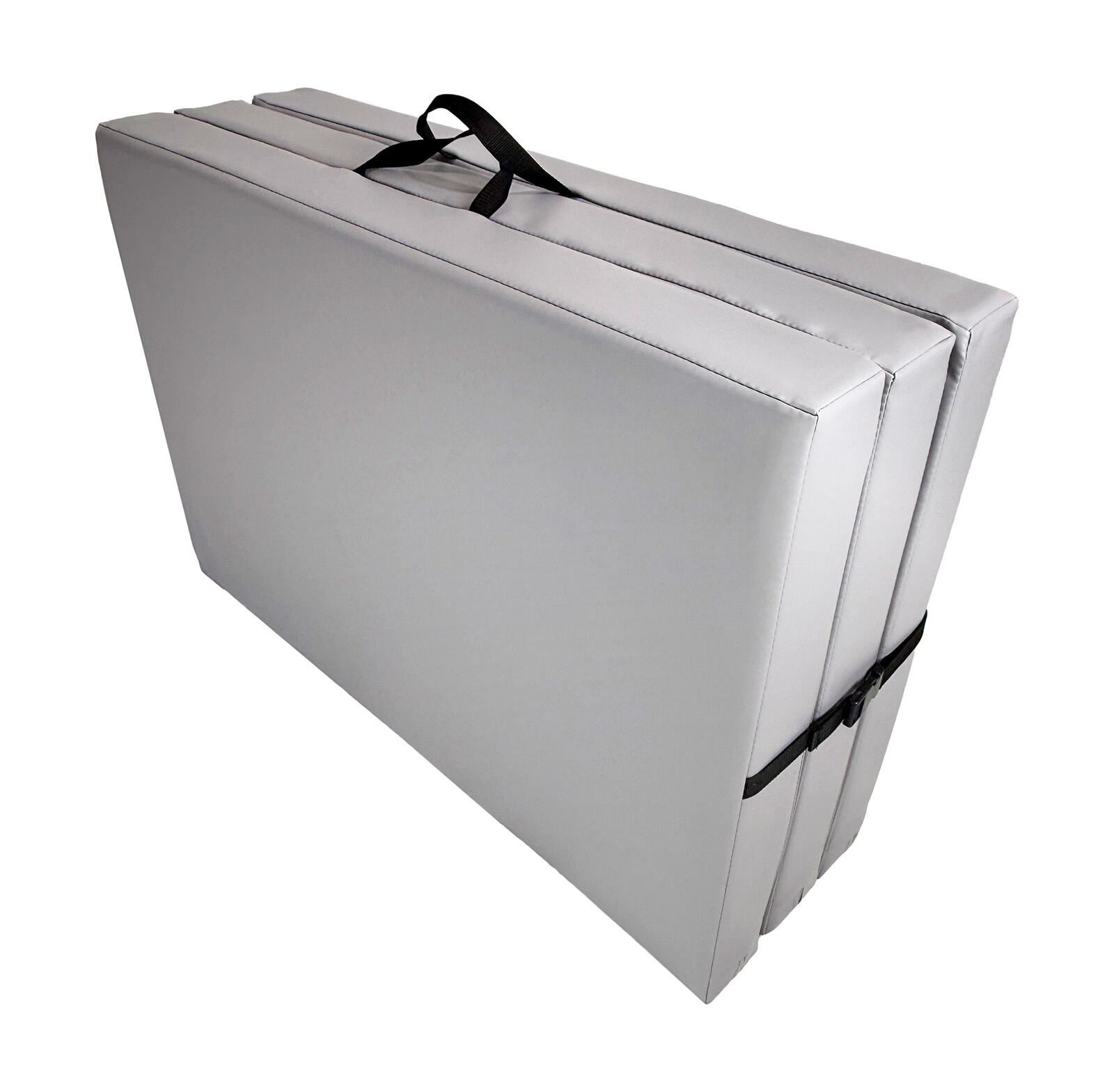 Materac gimnastyczny składany trzyczęściowy UNDERFIT 210 x 100 x 10 cm 3/4