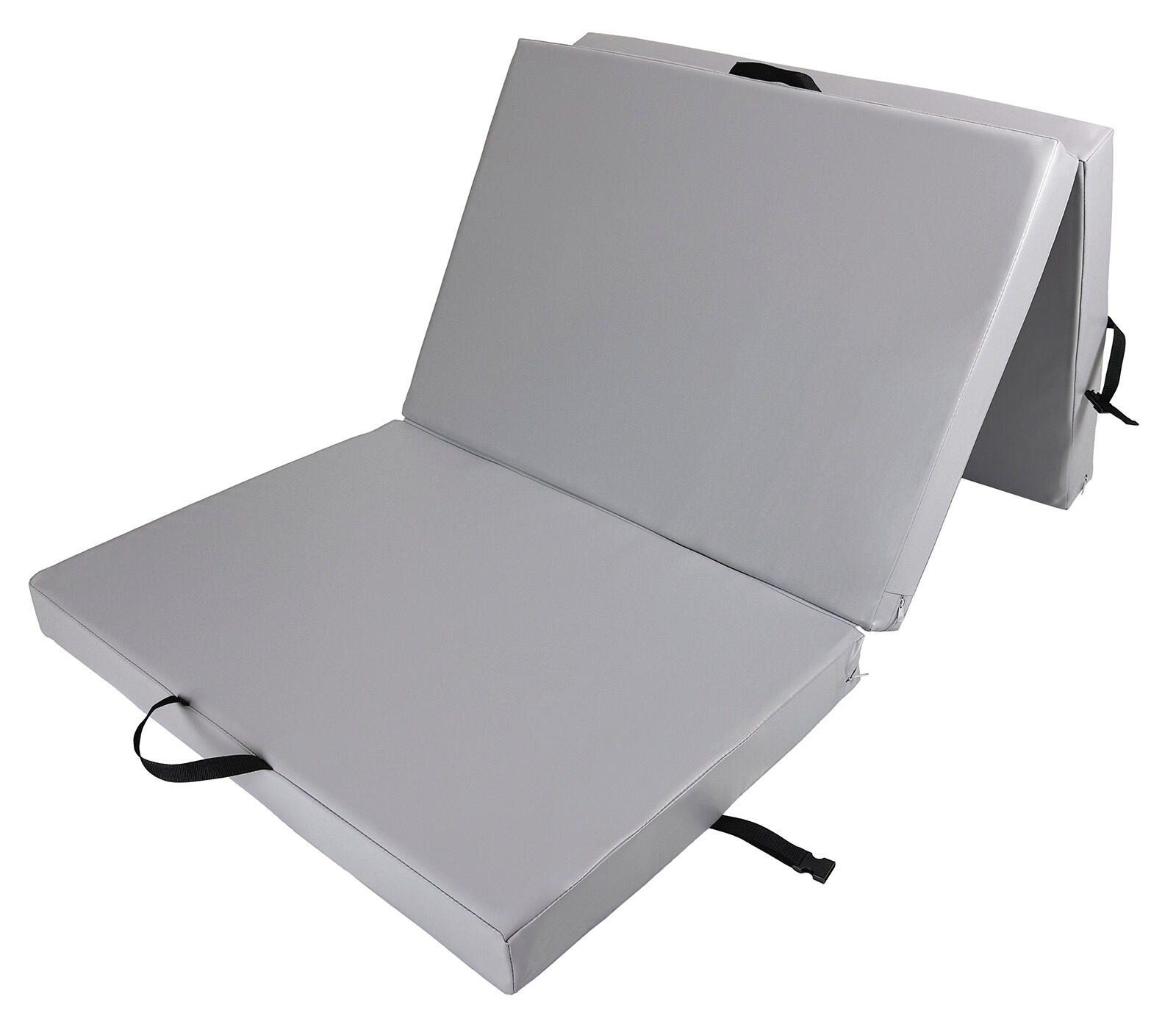 Materac gimnastyczny składany trzyczęściowy UNDERFIT 210 x 100 x 10 cm 2/4