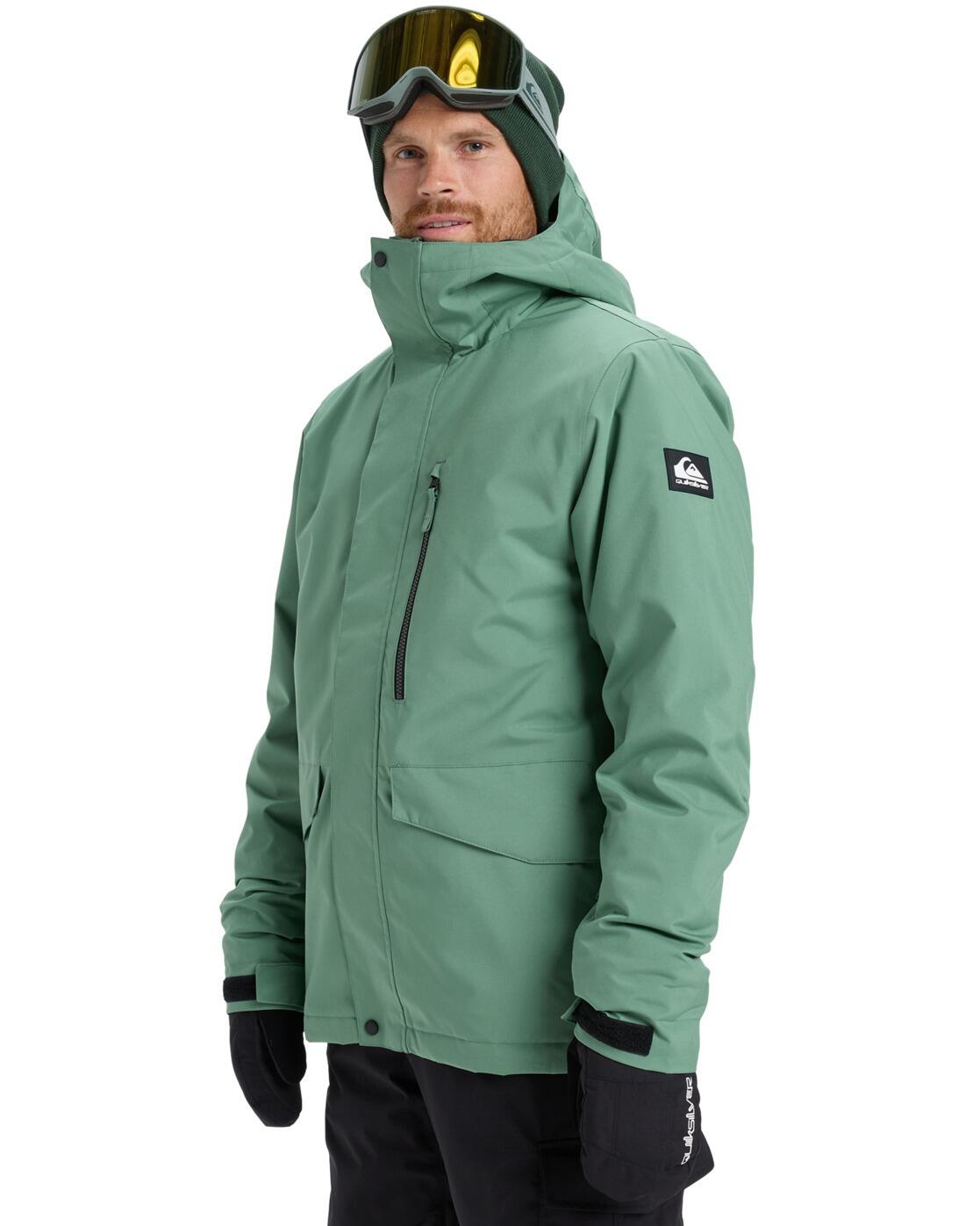 Veste de snow technique MISSION SOLID Vert Homme 4/4