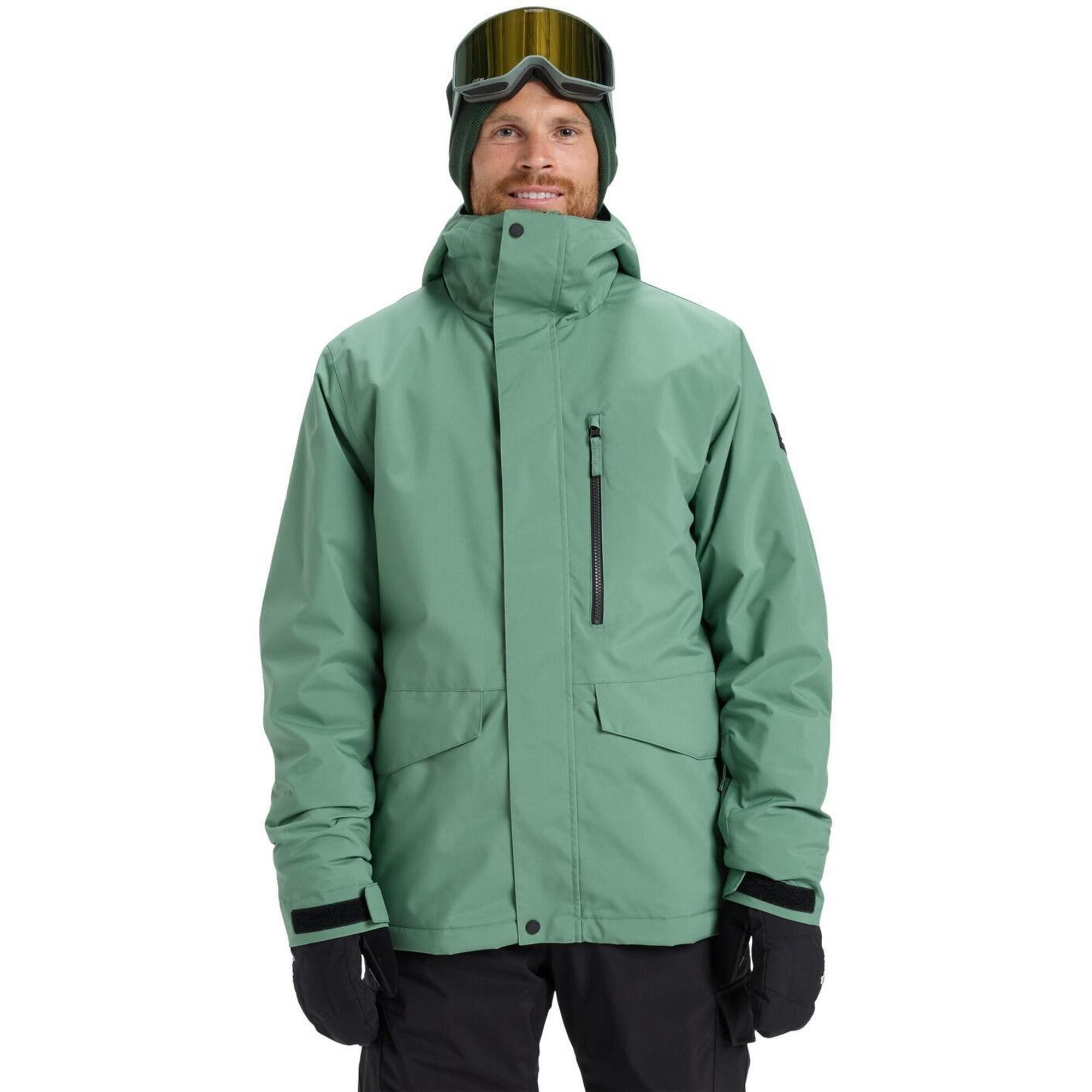 Quiksilver - Veste De Snow Technique Mission Solid Vert Homme - Doudoune Synthétique - Vert - Decathlon