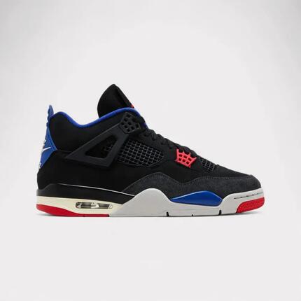 Zapatos - Baloncesto - Hombre - Acolchados - Air Jordan 4 - Negro/Rojo/Azul