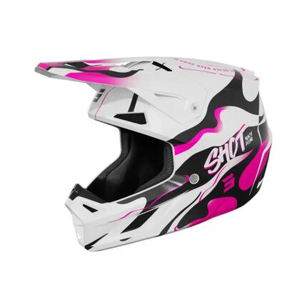 Casque Intégral Shot Speed Beast Rose Brillant
