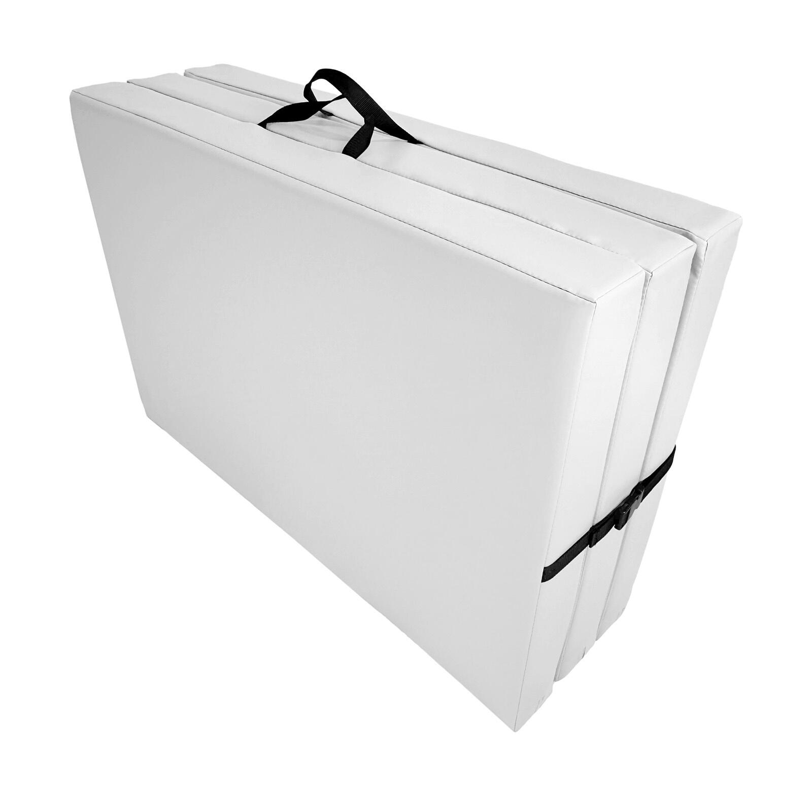 Materac gimnastyczny składany trzyczęściowy UNDERFIT 210 x 100 x 10 cm 3/4