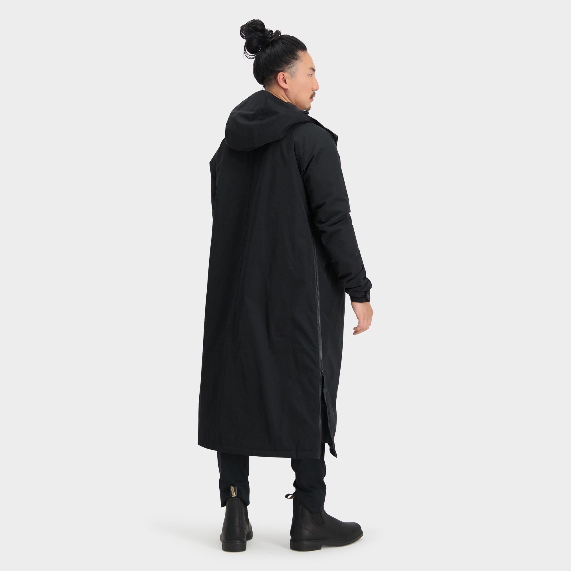Winterregenjas fietsen unisex City Slicker waterdicht, winddicht zwart 7/7