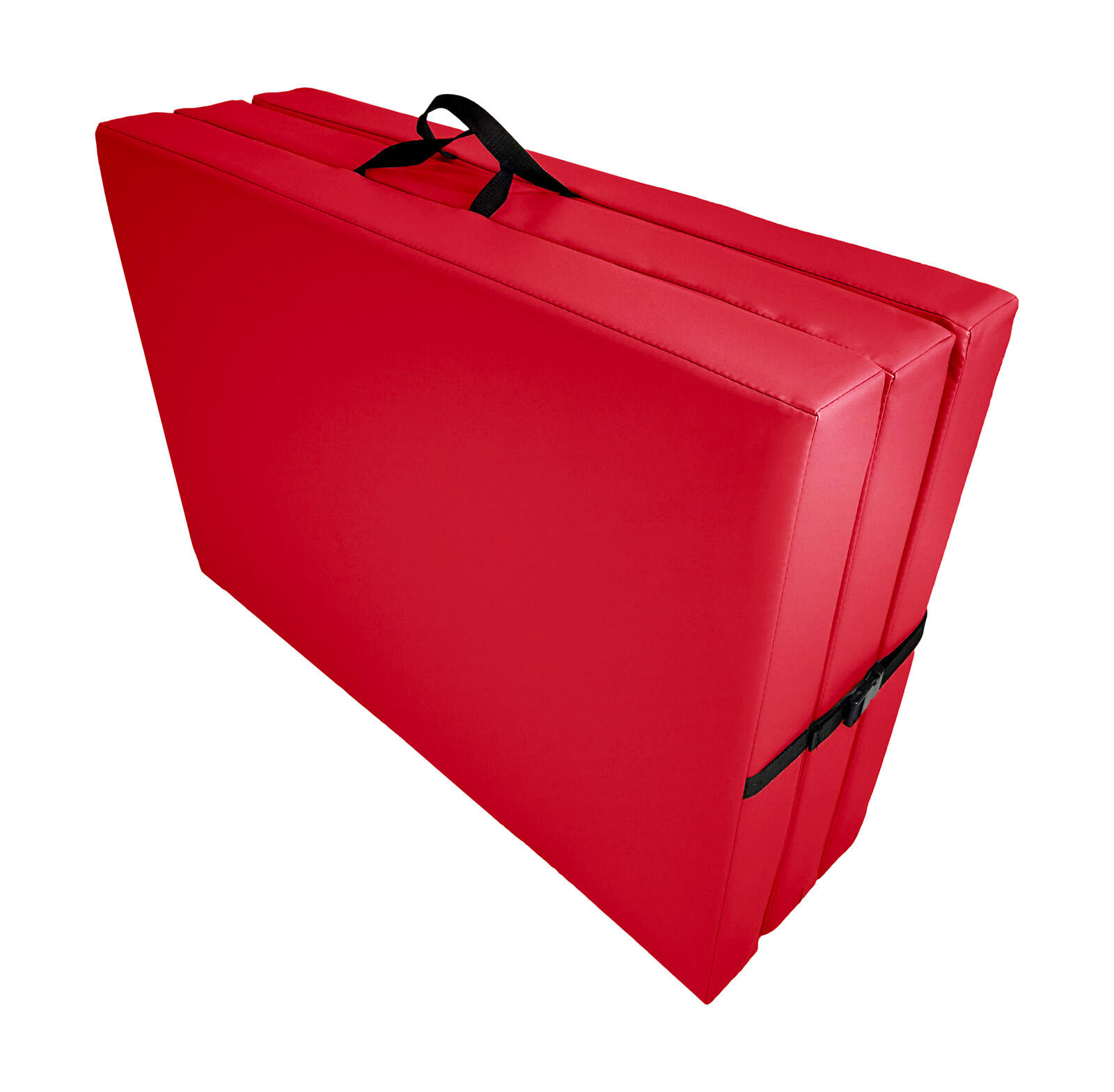 Materac gimnastyczny składany trzyczęściowy UNDERFIT 210 x 100 x 10 cm 3/4