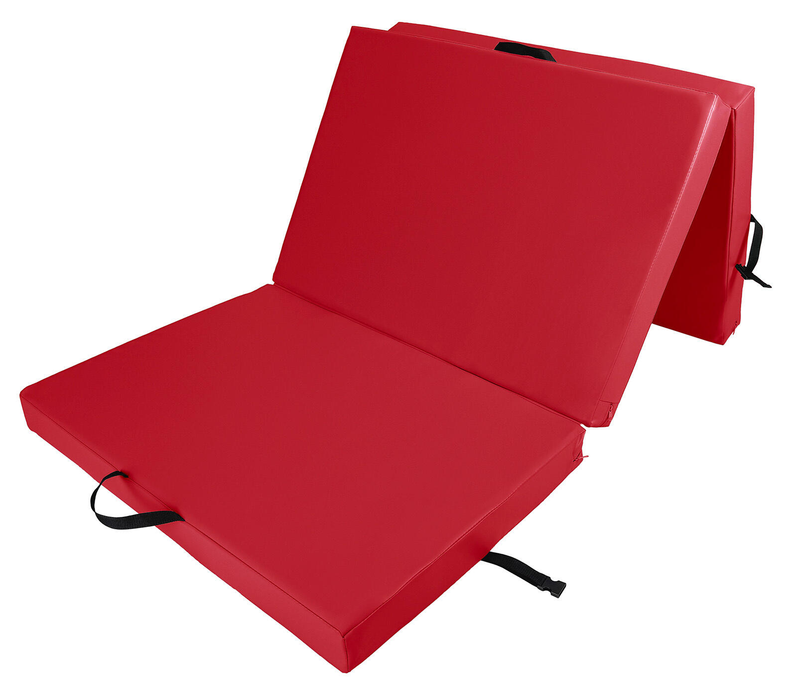 Materac gimnastyczny składany trzyczęściowy UNDERFIT 210 x 100 x 10 cm 2/4