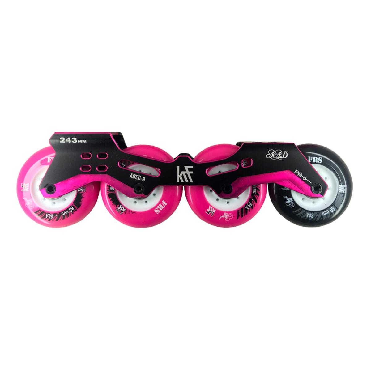 GUIAS COMPLETAS PARA PATINES KRF ANGEL ROSA 2 UDS 2/4