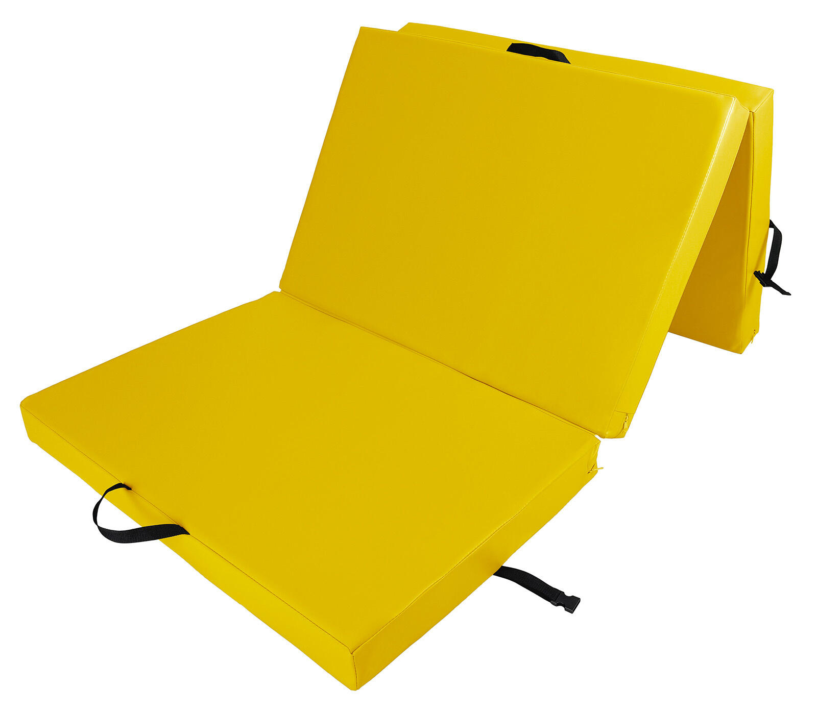 Materac gimnastyczny składany trzyczęściowy UNDERFIT 210 x 100 x 10 cm 2/4