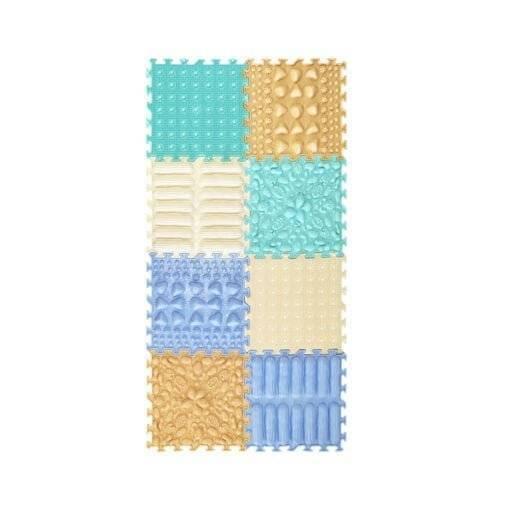 Tappeto Sensoriale Set Pastello 8 Pezzi