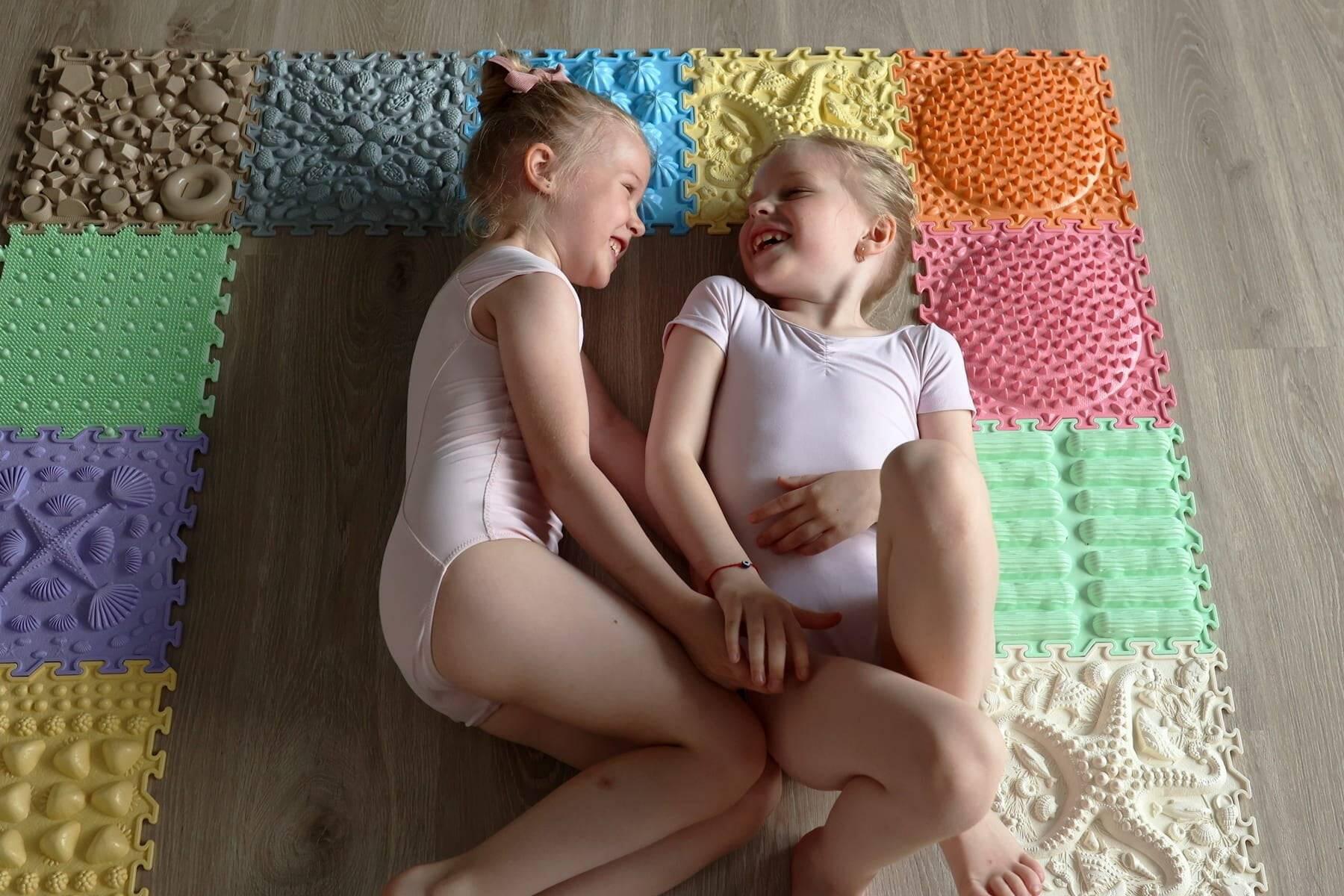 Sensorische Mat Set Pastel 8 Stuks 2/7