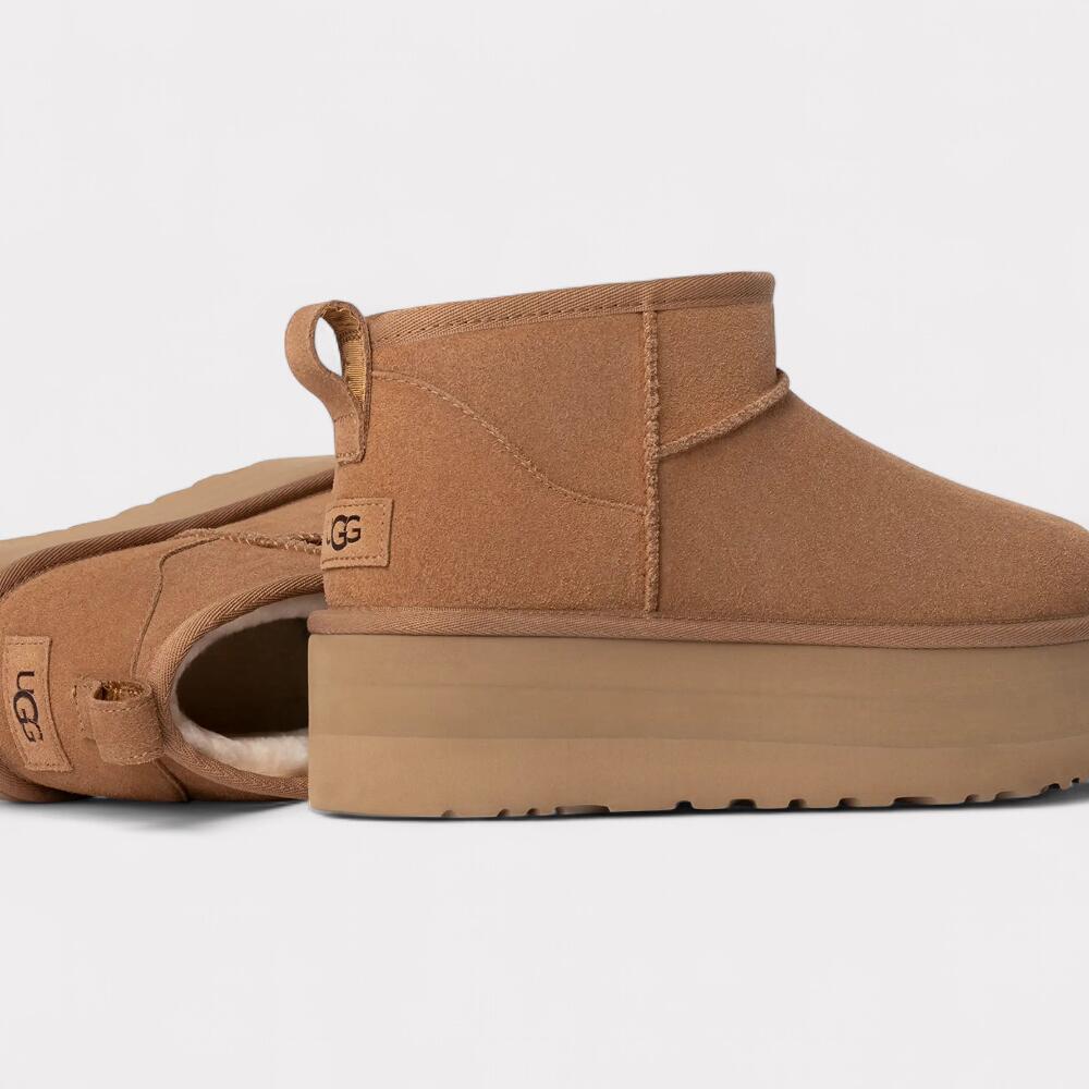 UGG Classic Ultra Mini Platform Chestnut (W) 3/5