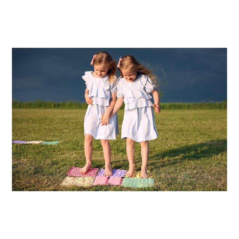 Saltea Senzorială Set Pastel 8 Piese
