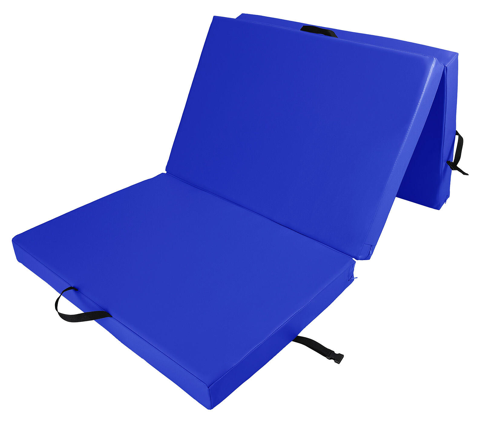 Materac gimnastyczny składany trzyczęściowy UNDERFIT 210 x 100 x 10 cm 2/4