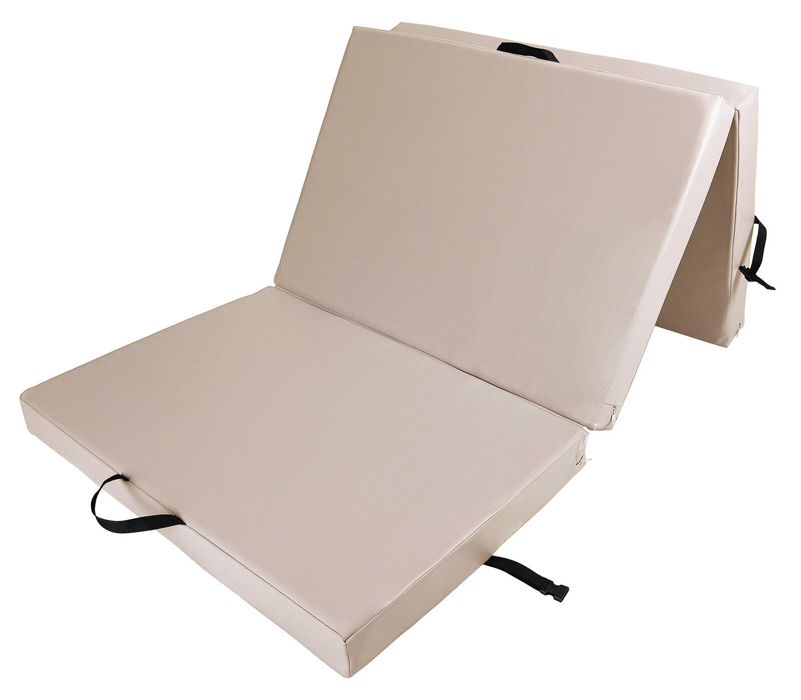 Materac gimnastyczny składany trzyczęściowy UNDERFIT 210 x 100 x 10 cm 2/4