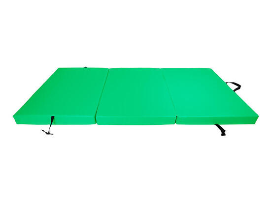 Materac gimnastyczny składany trzyczęściowy UNDERFIT 210 x 100 x 10 cm