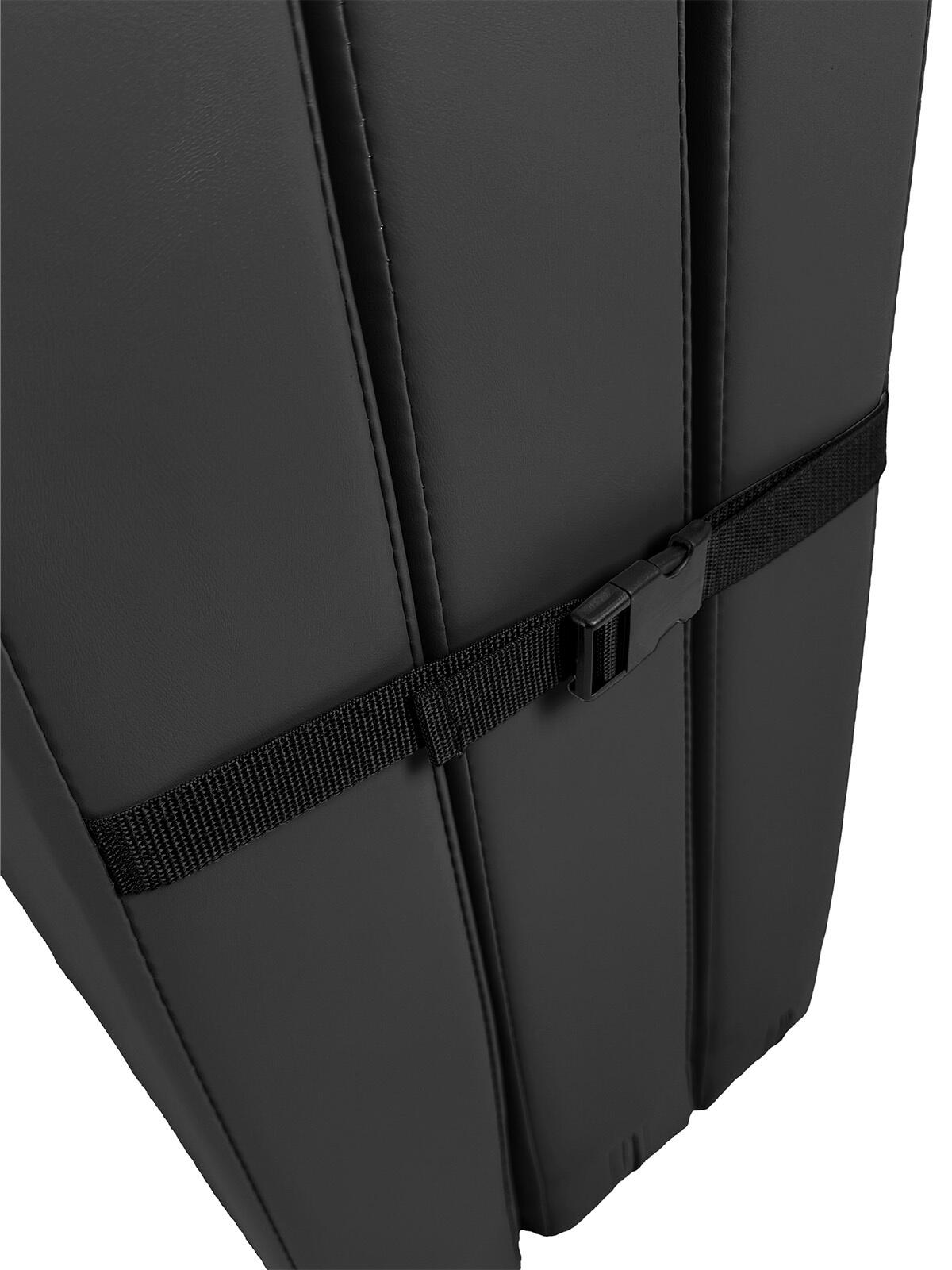 Materac gimnastyczny składany trzyczęściowy UNDERFIT 210 x 100 x 10 cm 4/4