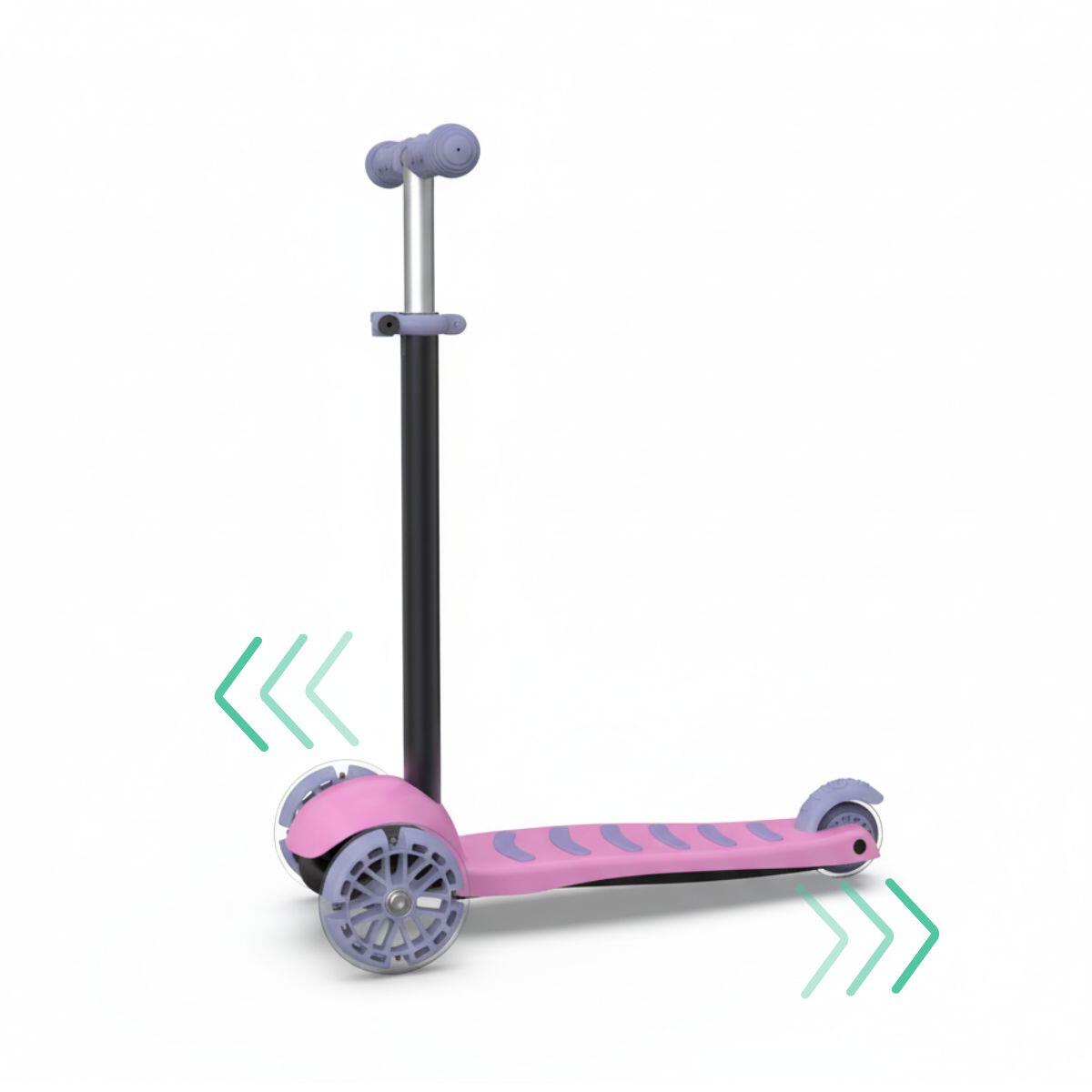 Enfants Outdoor Trottinette 3 Roues Limbo Rose 3/6