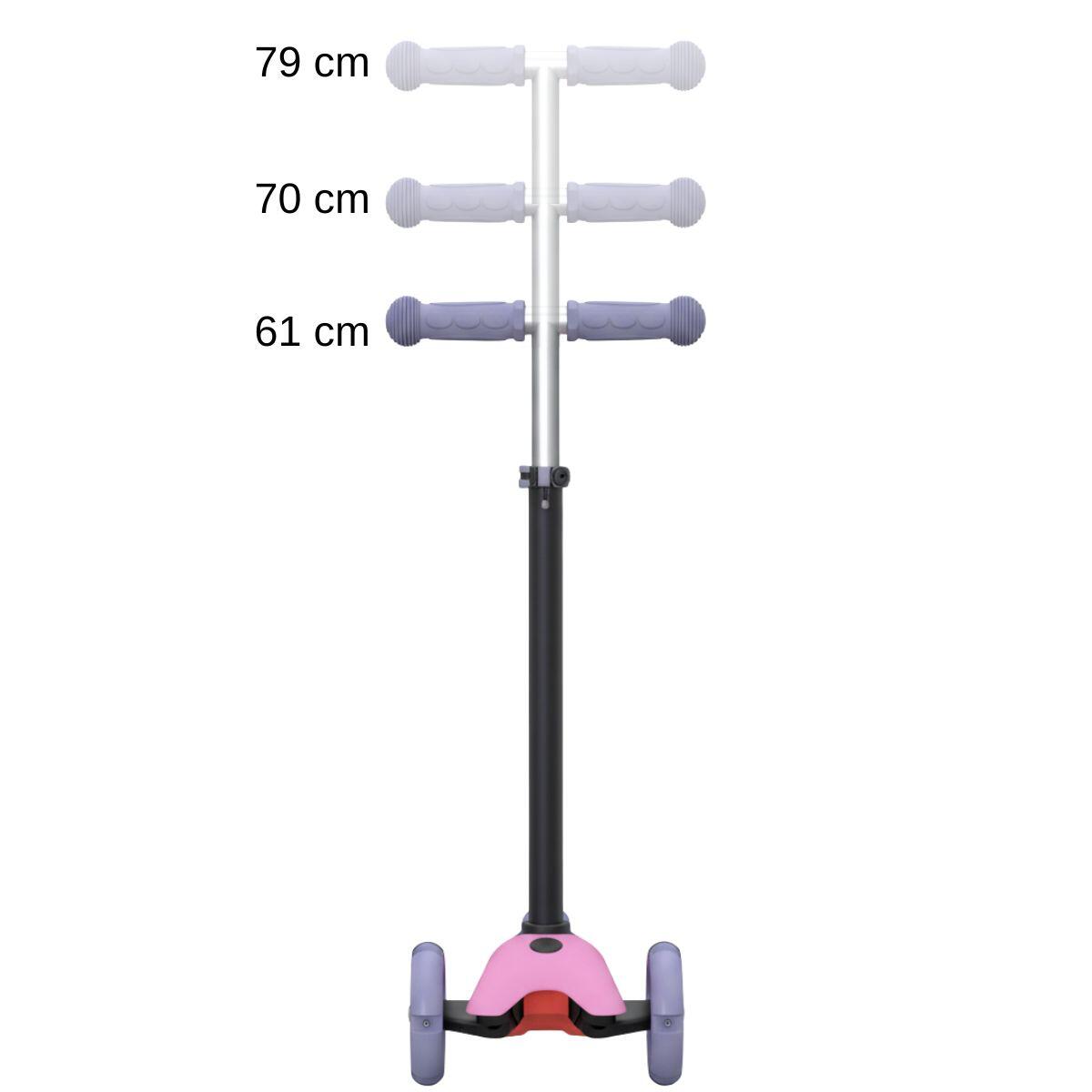 Enfants Outdoor Trottinette 3 Roues Limbo Rose 4/6