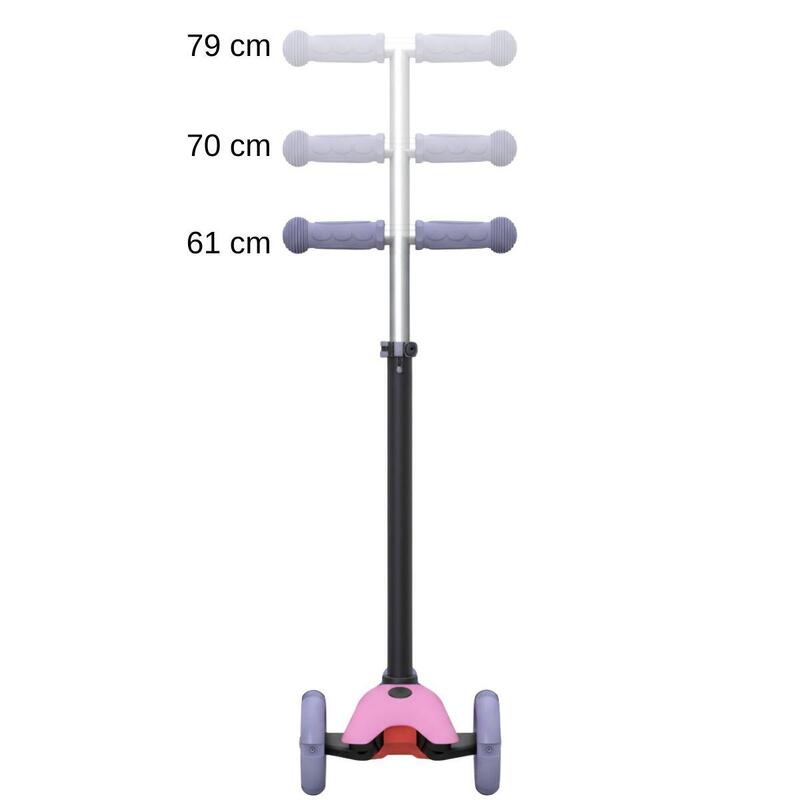 Copii Outdoor Trotinetă 3 Roți Limbo Roz