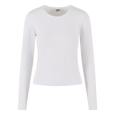 Dames-t-shirt met lange mouwen urban classics basic super slim
