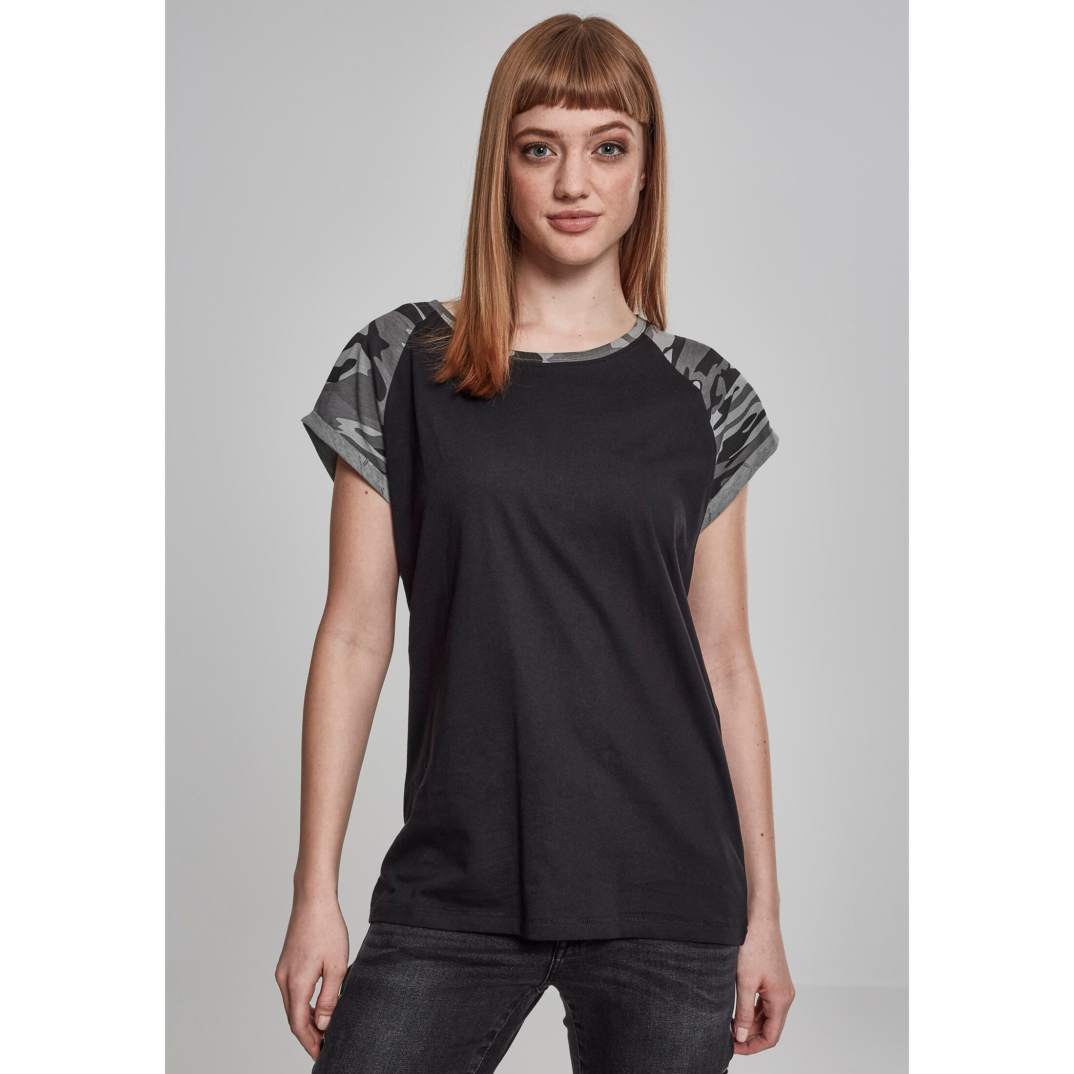 URBAN CLASSICS Women's T-shirt Urban Classic contrat raglan