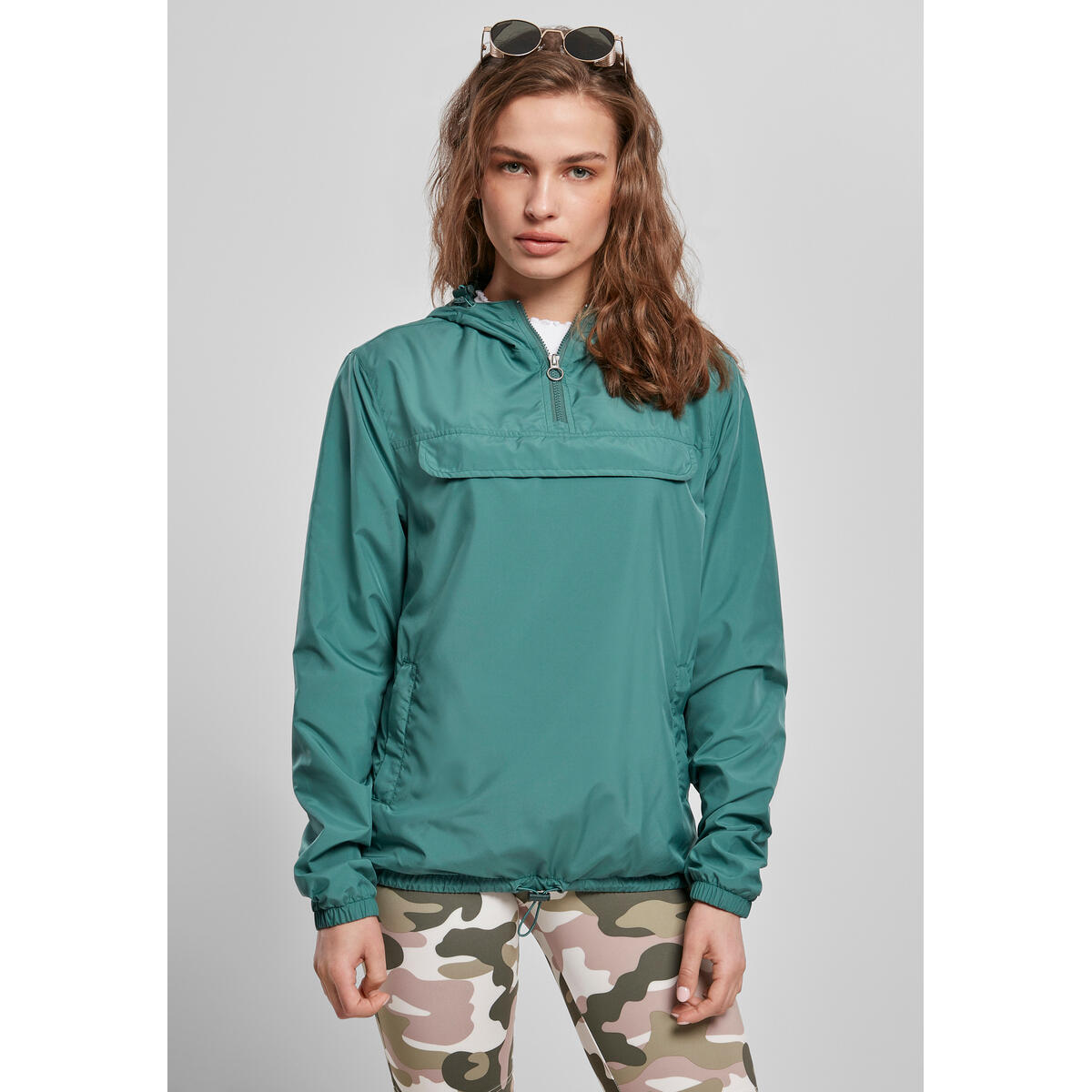 Urban Classics - Veste Coupe Vent Femme Urban Classics (grandes Tailles) - Coupe-pluie - Vert - Decathlon