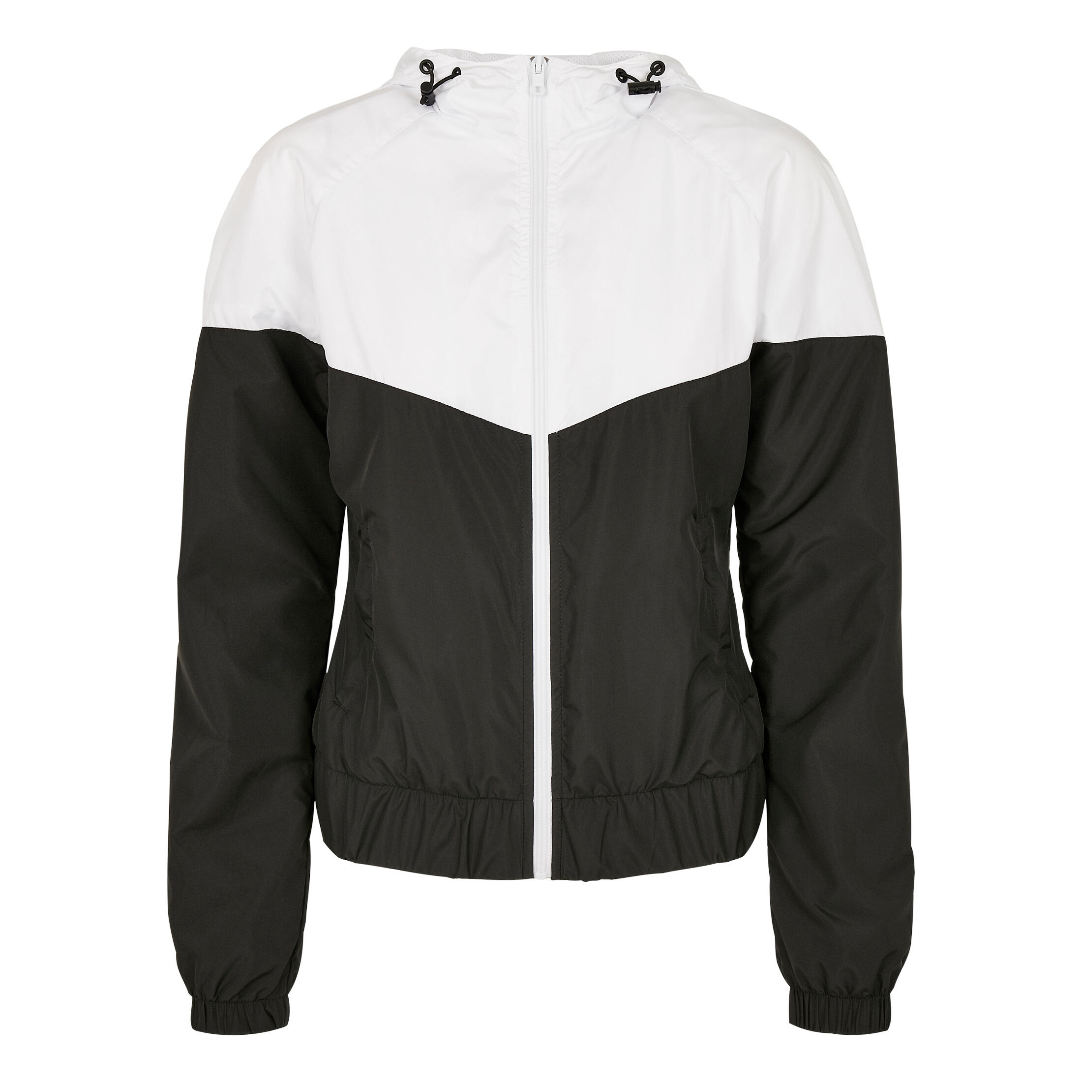 Urban Classics - Veste Femme Urban Classics Arrow (grandes Tailles) - Coupe-pluie - Blanc|noir - Decathlon