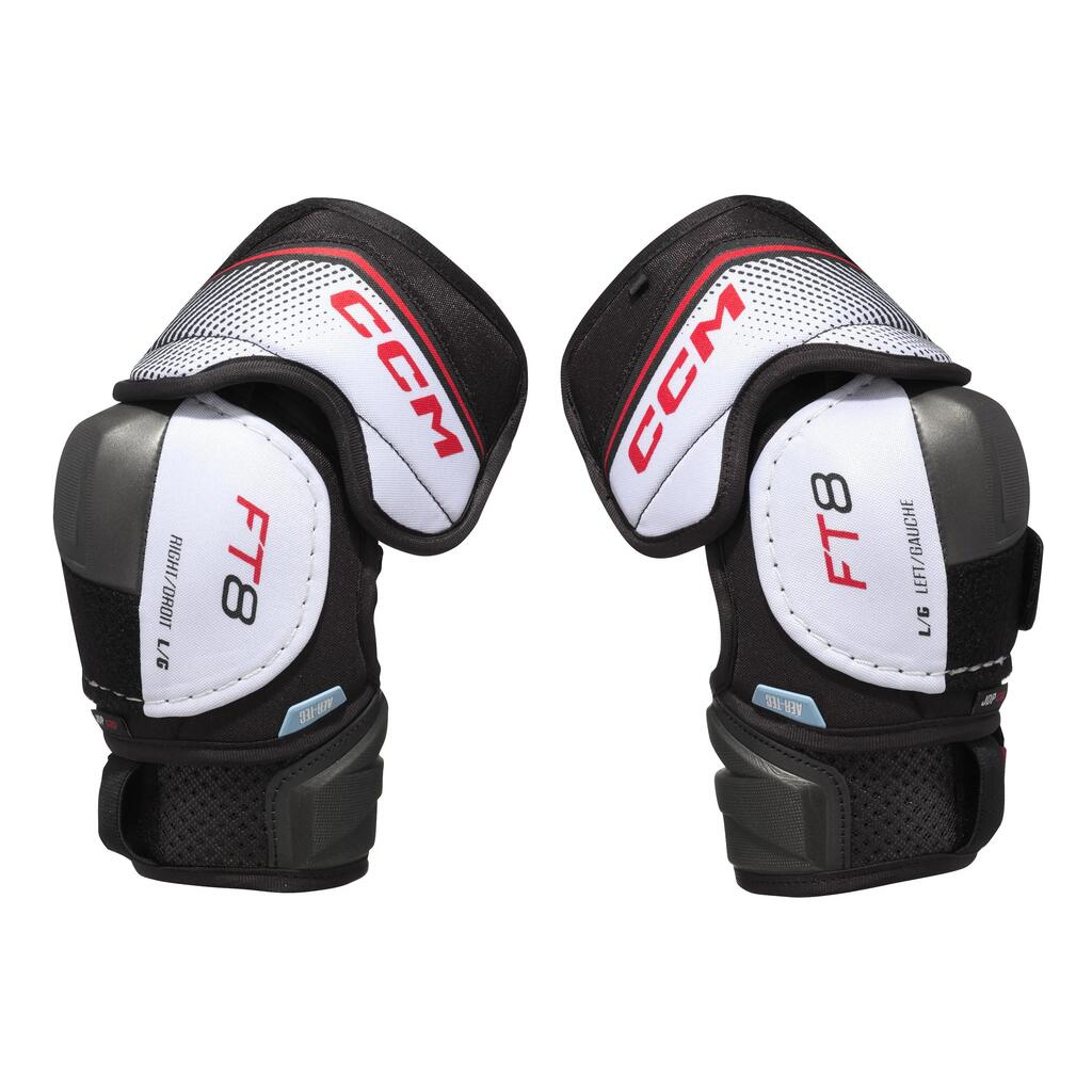CCM Jetspeed FT8 Senior Elbow Pads White/black