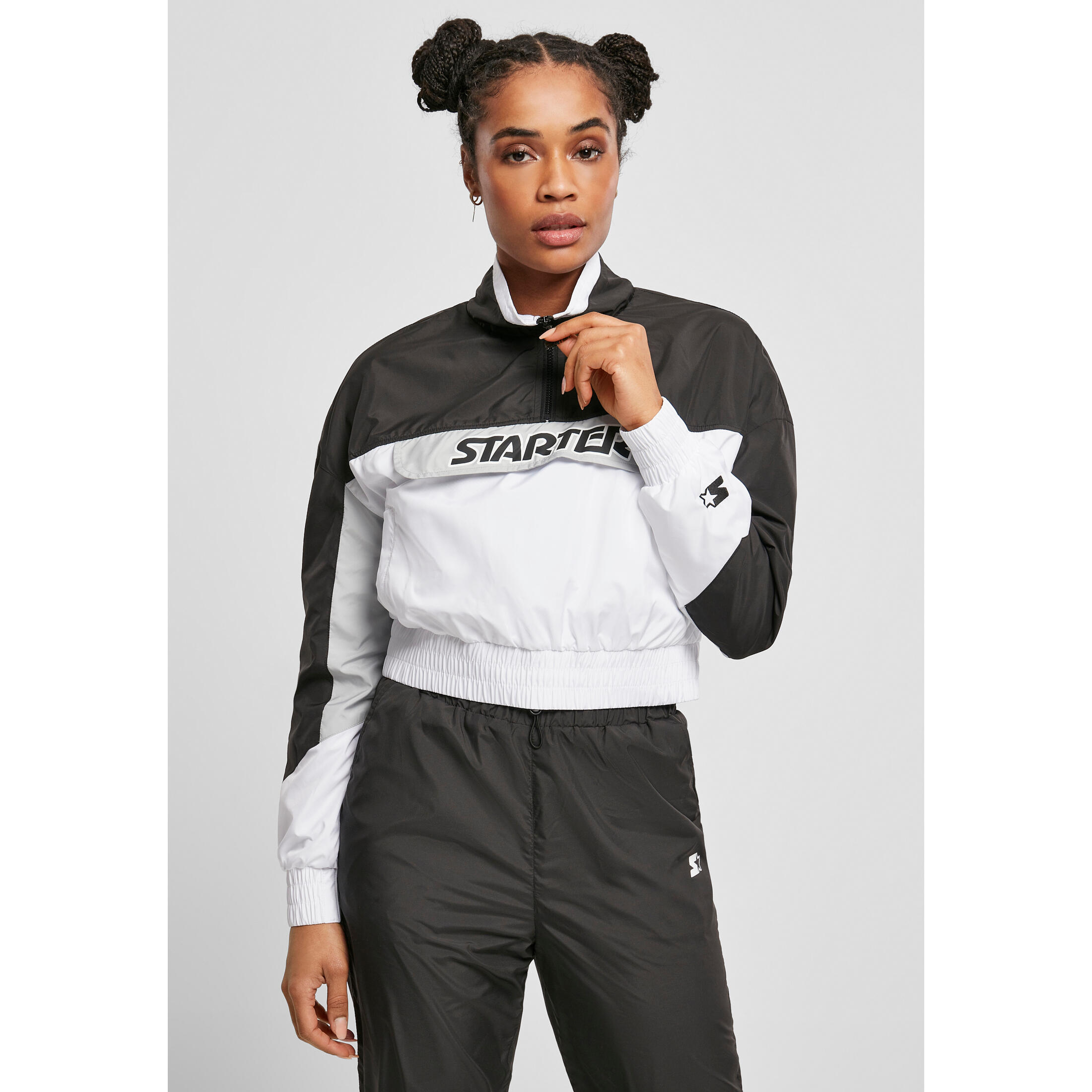 URBAN CLASSICS Women's pull-on jacket Urban Classics starter colorblock