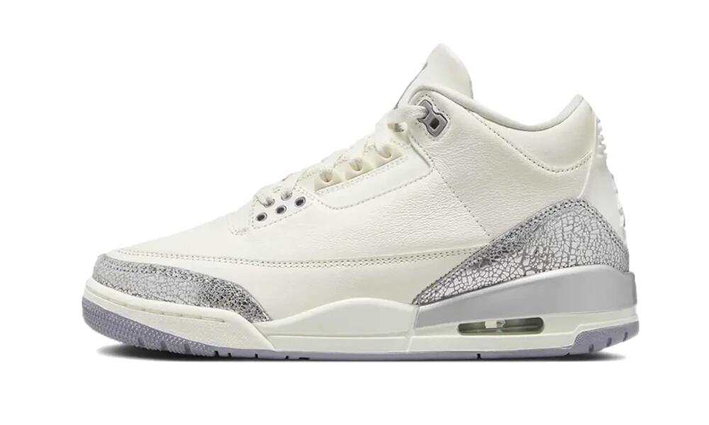 Air Jordan 3 Retro Sail Cement Grey 1/2