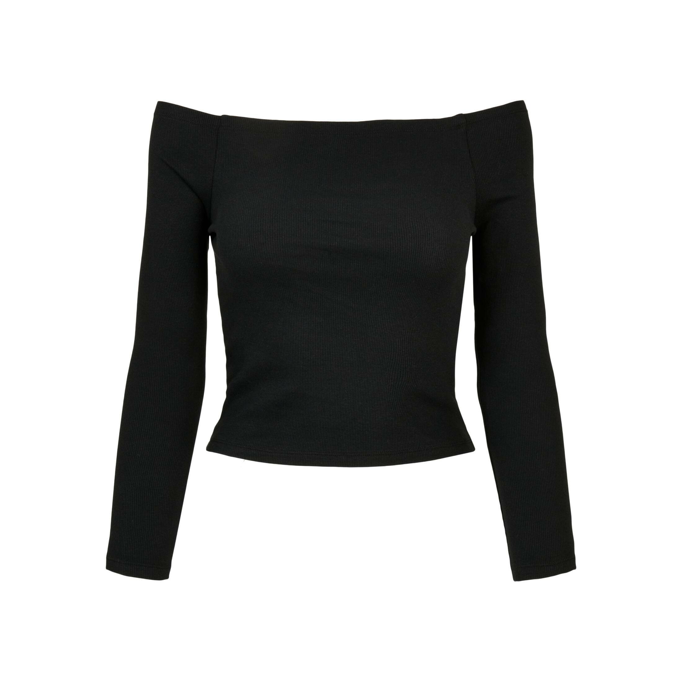 Urban Classics - T-shirt À Manches Longues Et Épaules Dénudées Femme Urban Classics - T-shirt Manches Longues - Noir - Decathlon