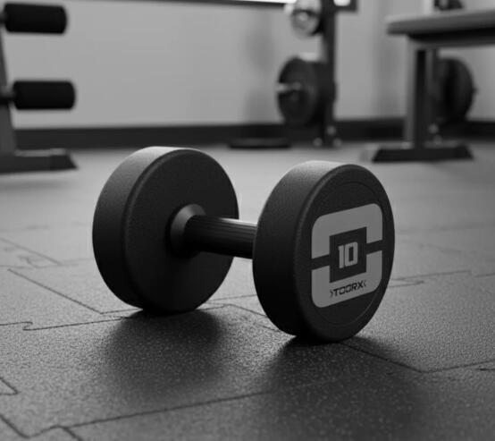 Manubrio Tondo Gommato Professionale con Impugnatura Rotante [2–50 kg] 4/4