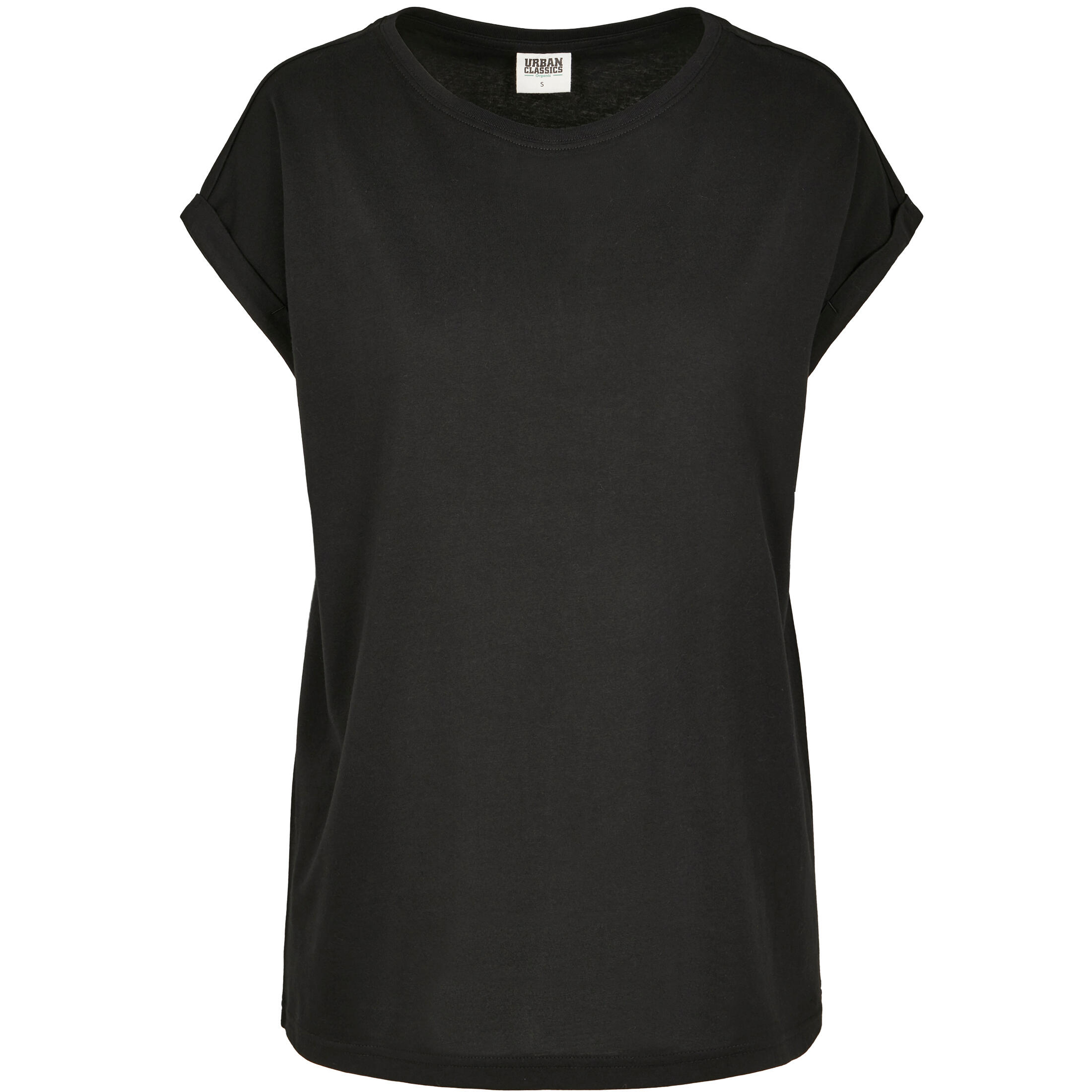 Urban Classics - T-shirt Femme Grandes Tailles Urban Classic Organic Extended - T-shirt Manches Courtes - Noir - Decathlon
