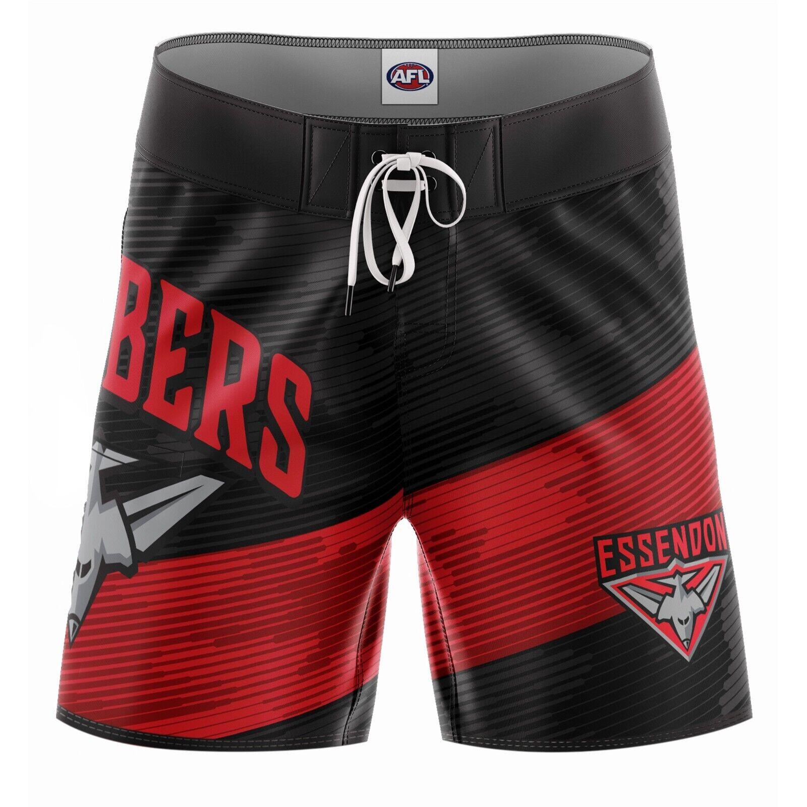 AFL Barrel Board Shorts - Essendon Bombers - Swim - Adult