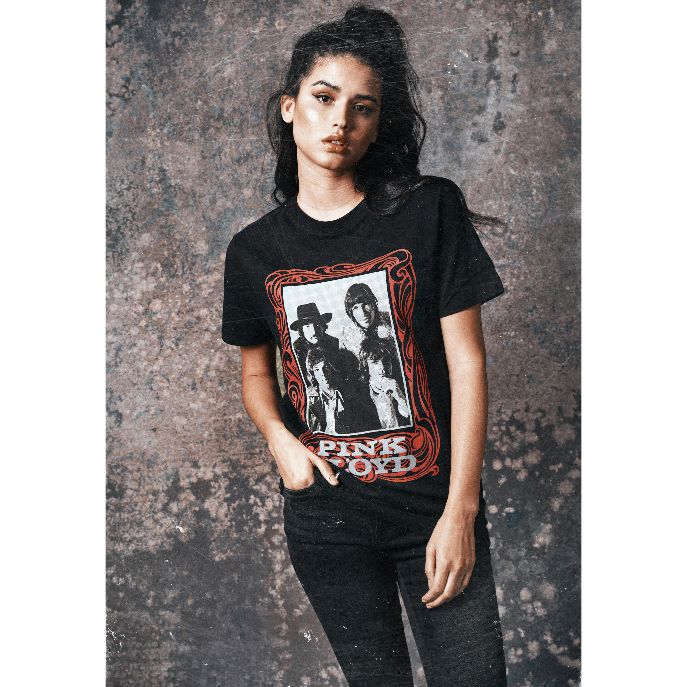 T-Shirt Uomo Urban Classic Gun N' Logo - 100% Cotone, Jersey, Manica Corta, Nero