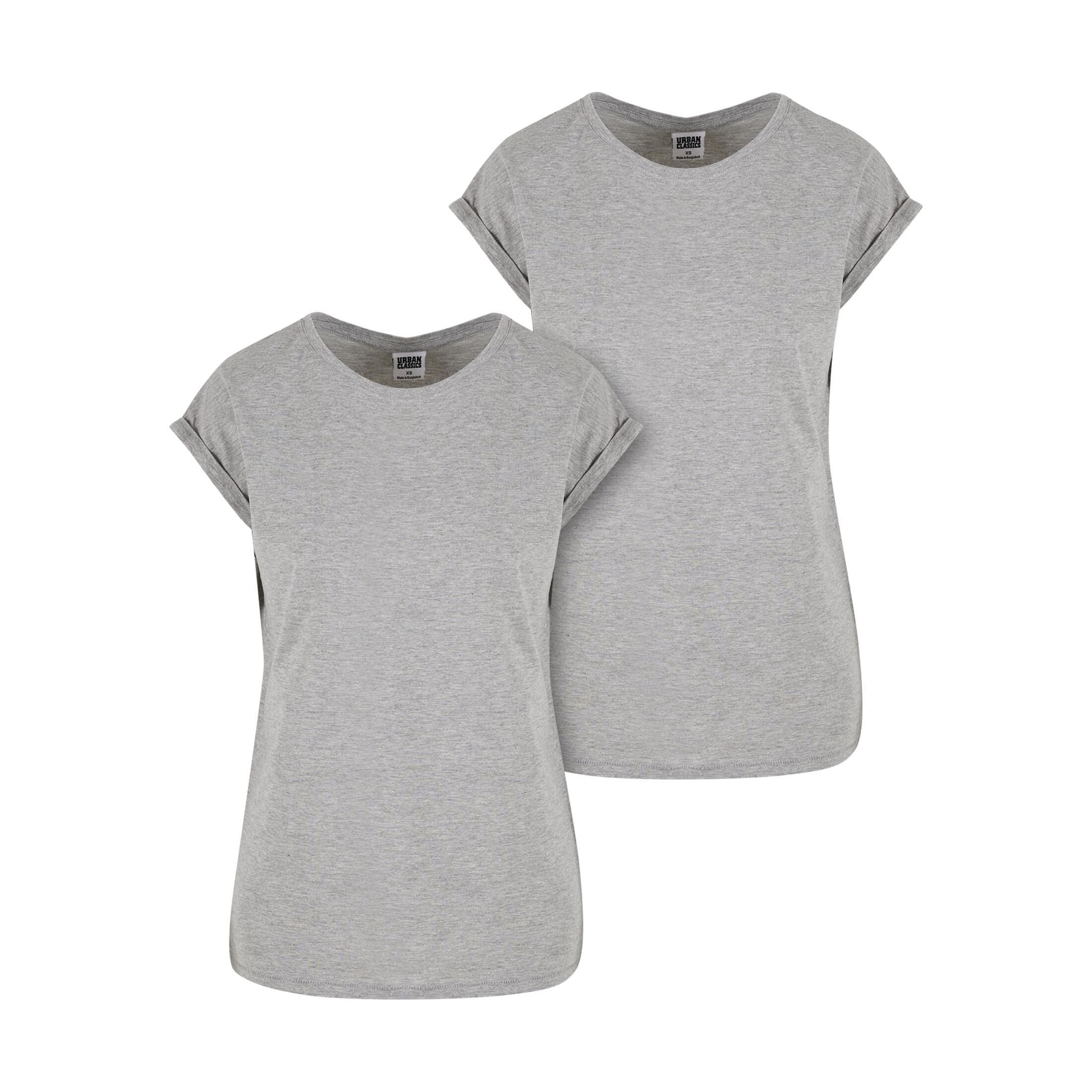 URBAN CLASSICS Women's T-shirt Urban Classics extended shoulder (x2)
