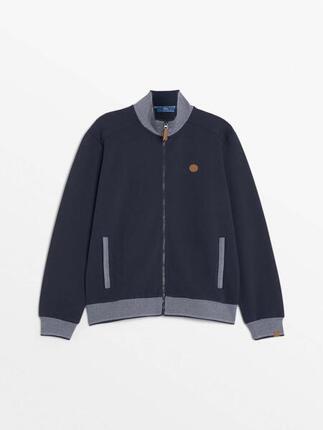 Sweat zippé Homme - LOANNGIL Bleu Marine
