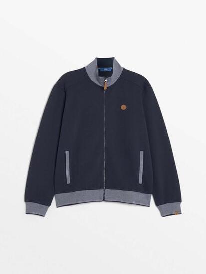 Sweat zippé Homme - LOANNGIL Bleu Marine