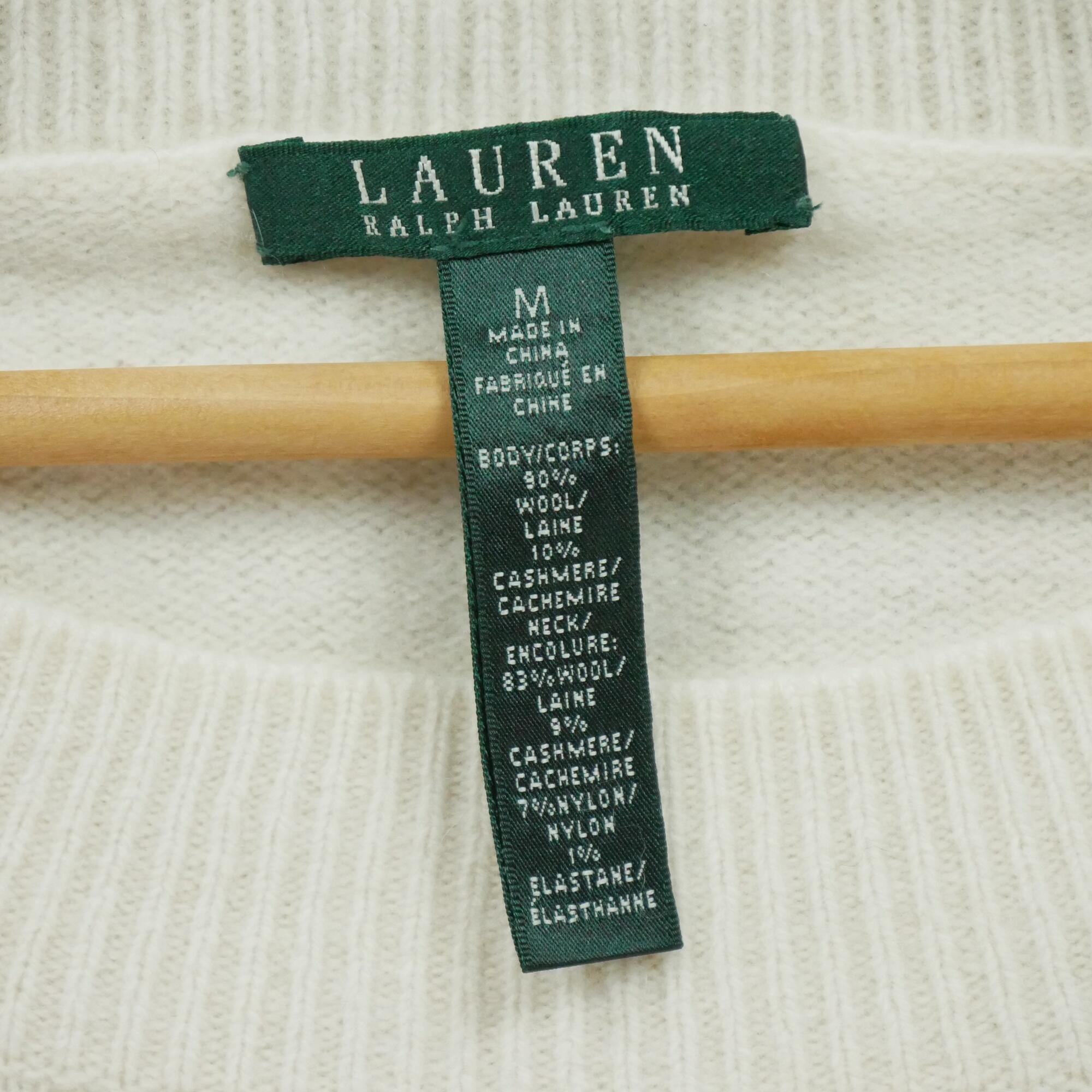 Reconditionné - Pull Femme laine et cachemire Blanc - Bon État 7/7