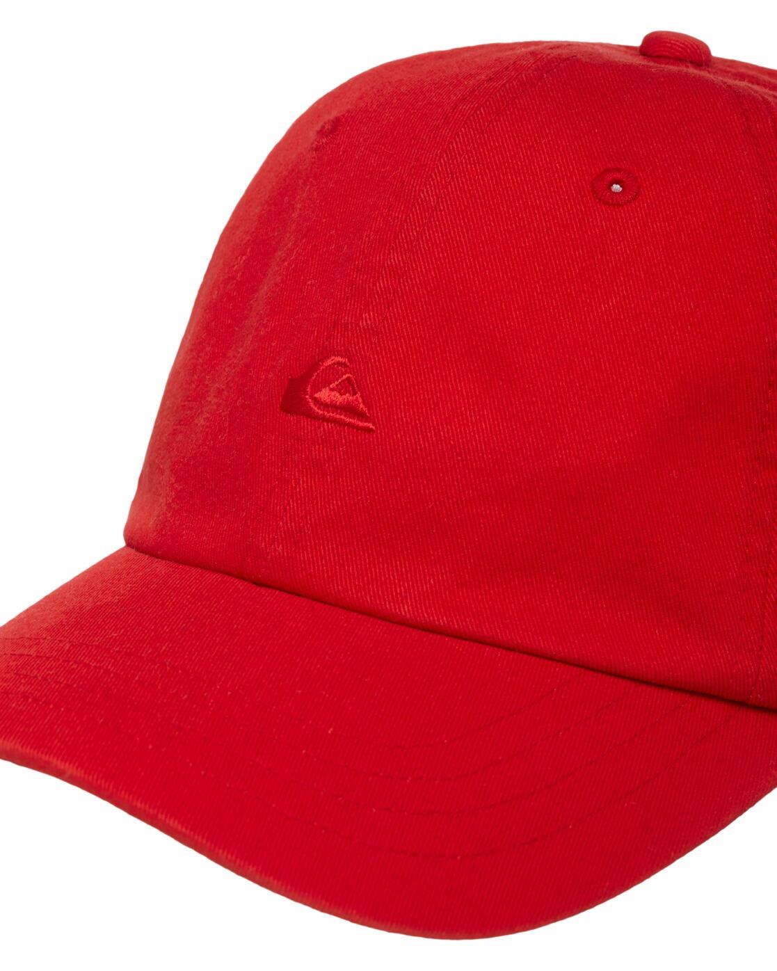 Casquette 6 pans RAD SPLATTER Rouge Homme 3/4