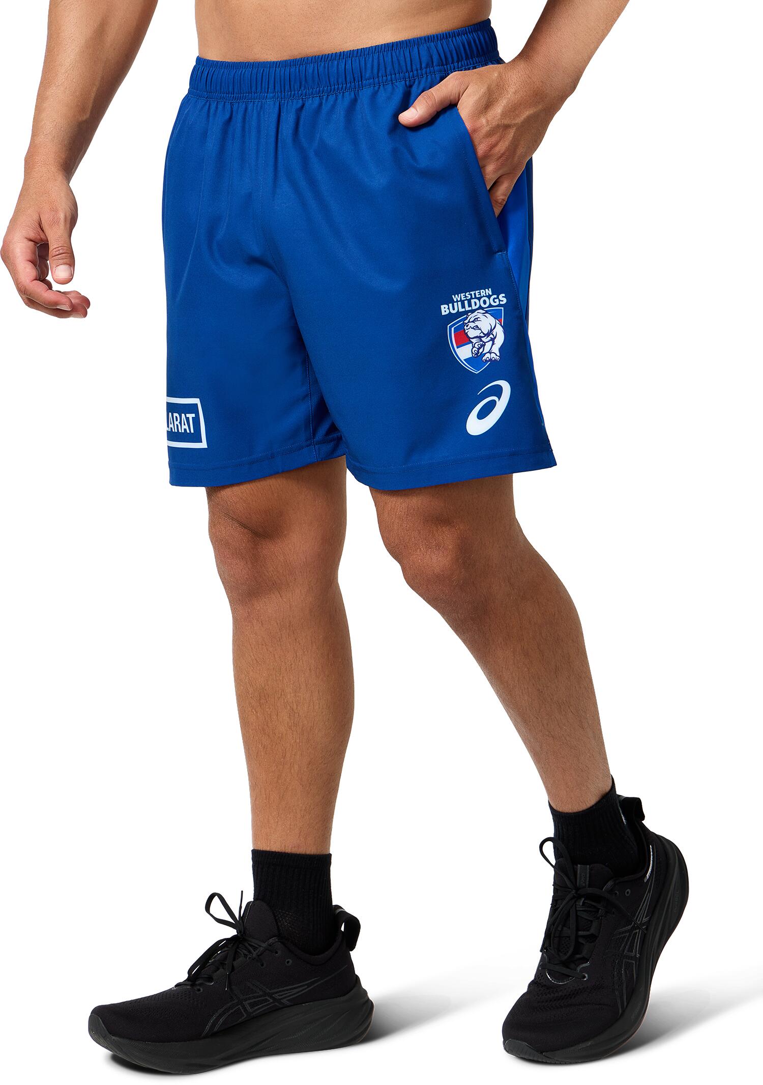 AFL 2025 Gym Shorts - Western Bulldogs - Adult - Mens