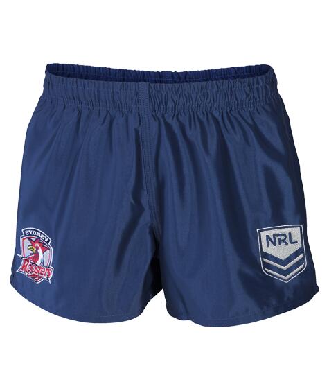 NRL Supporter Footy Shorts - Sydney Roosters - Kids Youth Adults